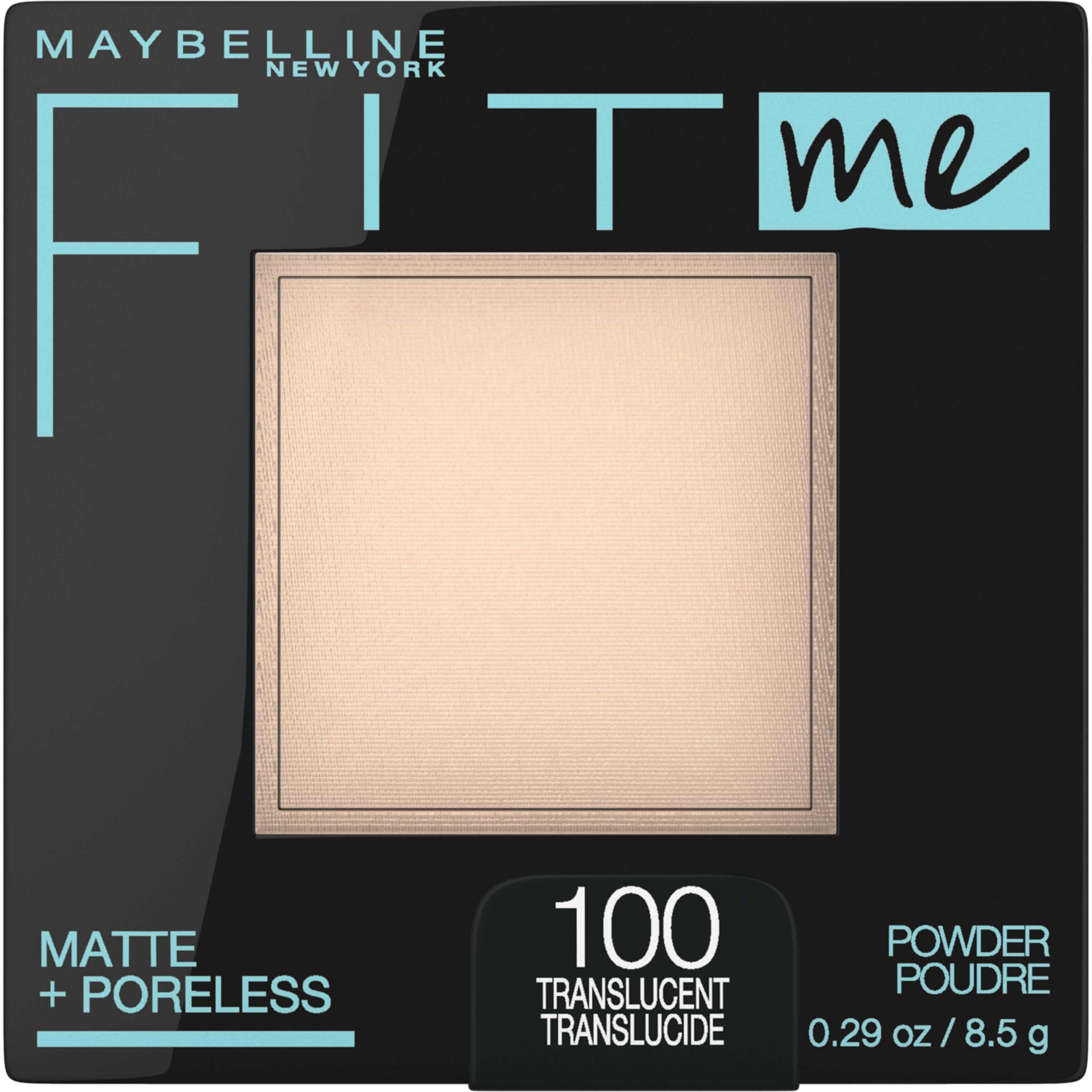 MAYBELLINE Maybelline Instant Age Rewind 115 Concealer and Fit Me Matte Poreless Pressed Powder Makeup Bundle
