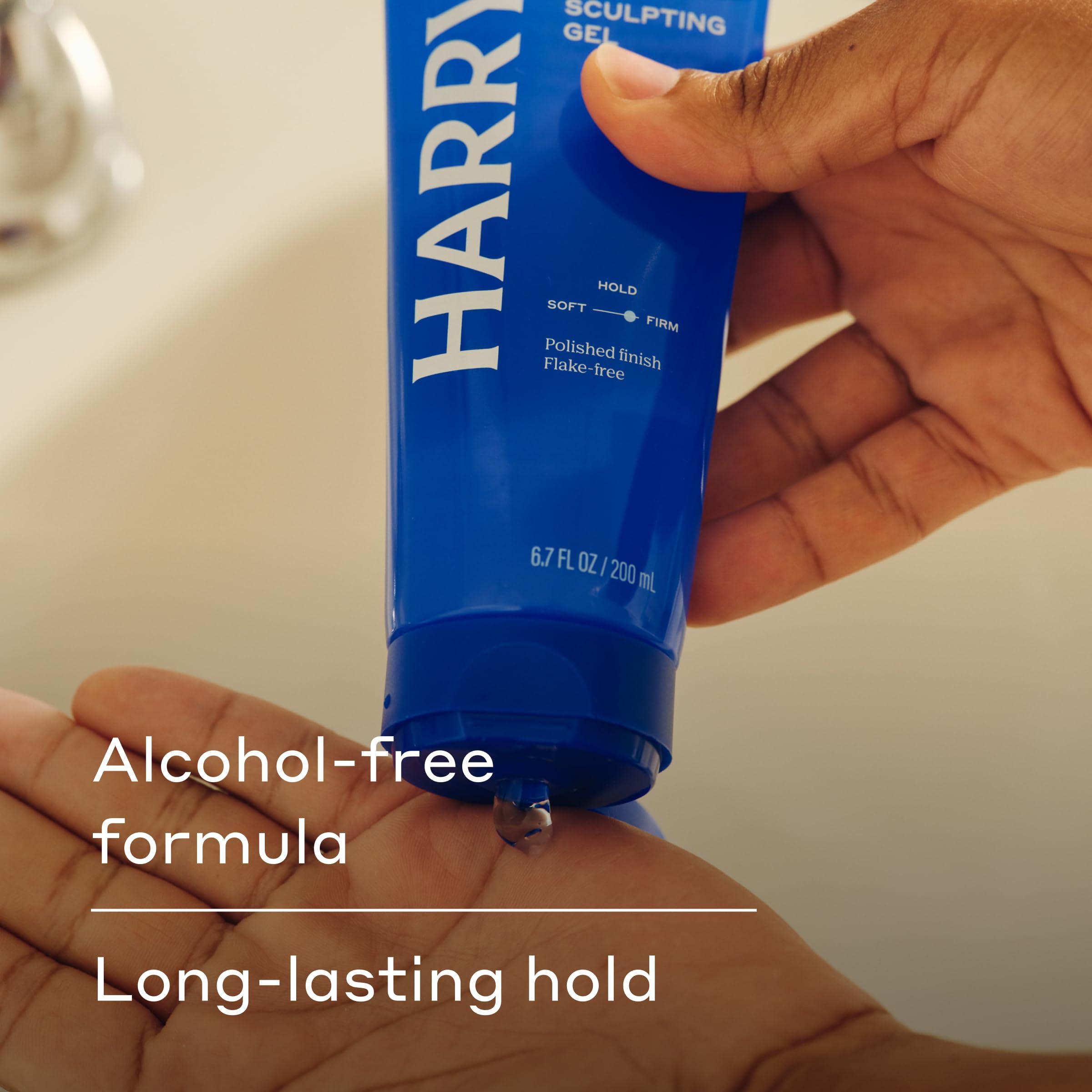 Harry's Harry\'s Hair Gel for Men, Hair Gel with Firm Hold & Polished Finish, 6.7 Fl Oz, 3 Pack