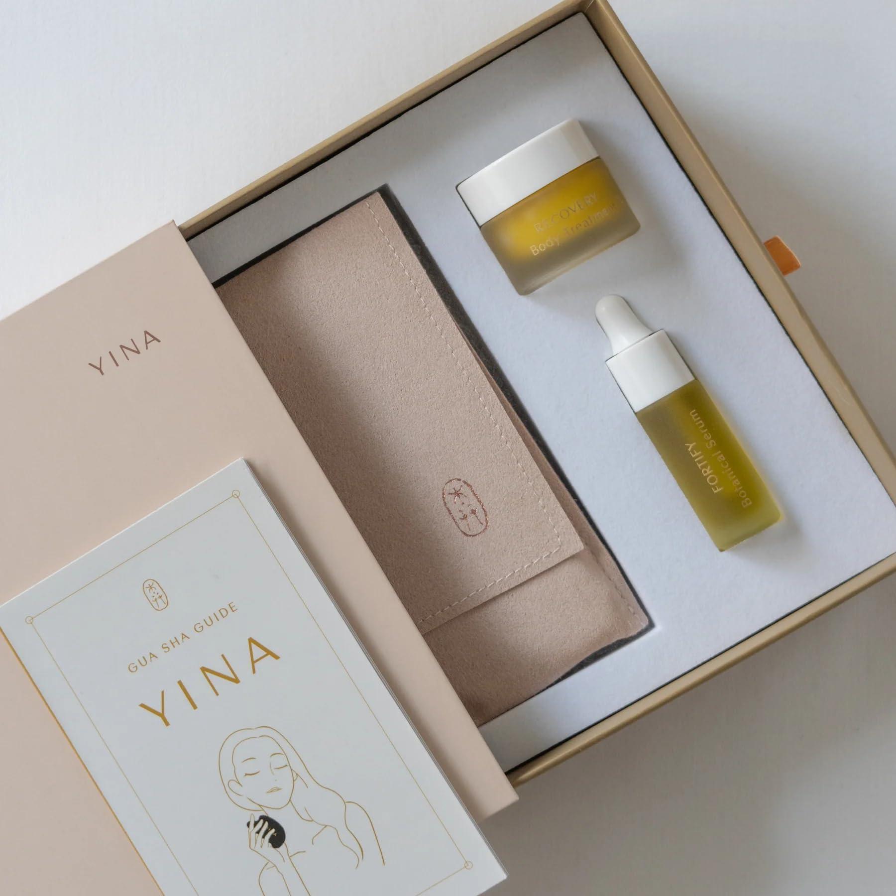 YINA YINA - Gua Sha Discovery Set With Nourish Botanical Serum | Sustainable, Cruelty-Free, Clean Skincare