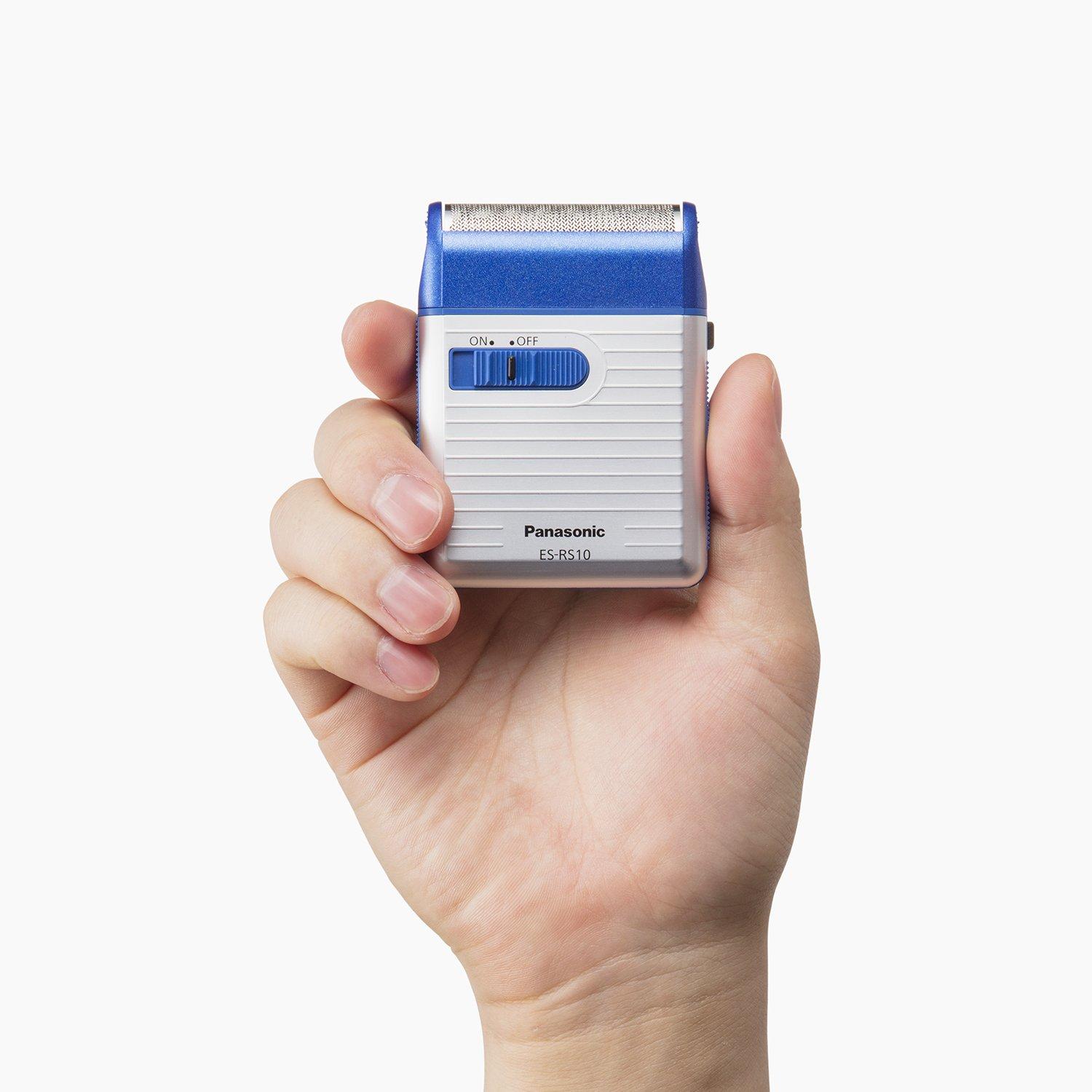 Panasonic Panasonic Men's Shaver for Traveler ES-RS10-A Blue | DC3V (2 x AA Alkaline) (Japan Model)