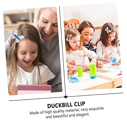 Beavorty Beavorty 12pcs butterfly hair clip girls bobby xmas headband girls hair accessories butterfly hair barrettes butterfly barrettes butterfly clip bride butterfly net fabric flash