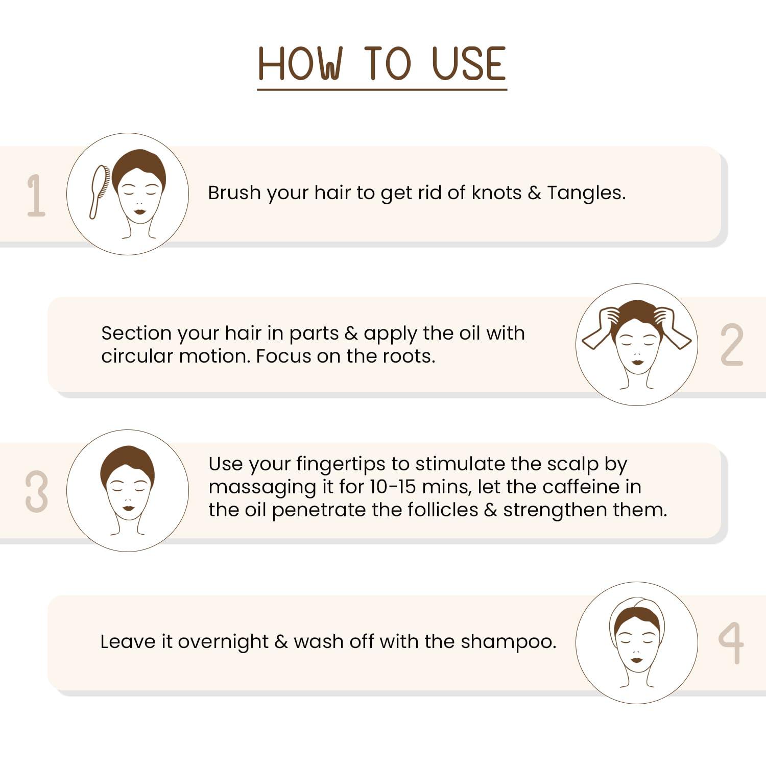 Black Root Black Root Natural Black Hair Oil, 3.4 Fl Oz (Pack of 1)