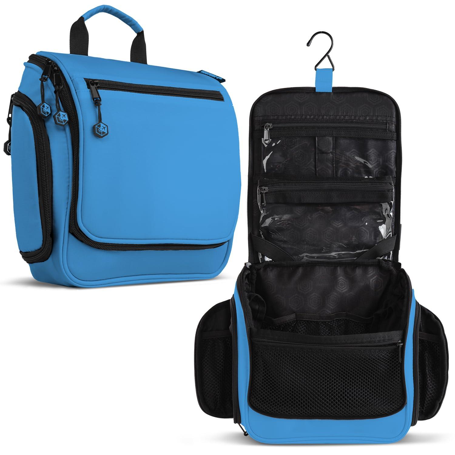 VENTURE 4TH VENTURE 4TH Travel Toiletry Bag & Quick Dry Towel Set - Ideal Travel Bundle for Camping, Hiking, Backpacking and Business Trips - Size M Travel Towel