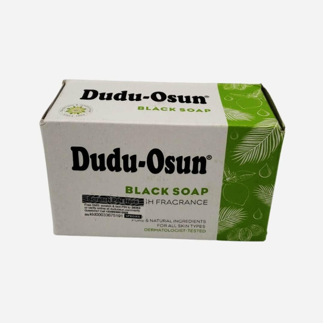 Dudu-osun Dudu Osun Black Natural African Soap Exfoliate Cleanse Nourish Refresh Scrabe Your Skin with Bars Made of Pure Natural Ingredients Shea Butter And Aloe Vera (4 Packs)