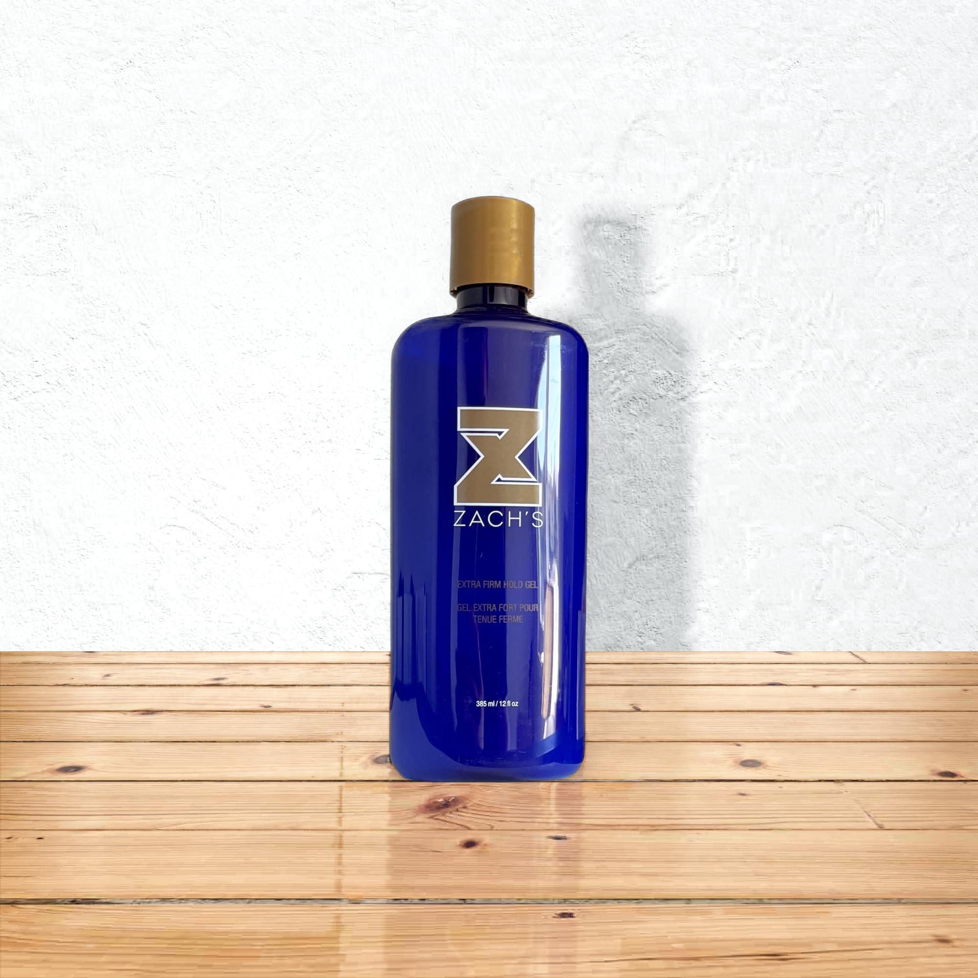 Zach\'s Wax Zach\'s Wax Firm Hold Hair Gel for Men, 12 fl oz