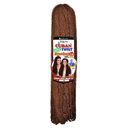 SBME FreeTress Equal Synthetic Hair Braid - CUBAN TWIST 24" (6 PKS, 27)