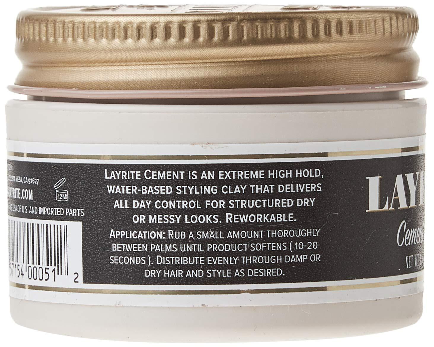 Layrite Layrite Deluxe Cement Hair Clay, 1.5 Ounce