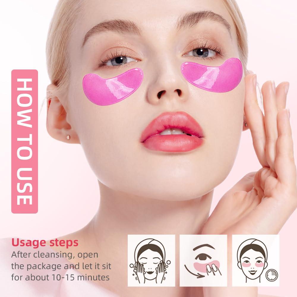 BIODREL BIODREL- Under Eye Patches (20 Pairs) for Dark Circles, Puffy Eyes, Wrinkles, Eye Bags Treatment - Collagen Mask for Men & Women with Retinol, Vitamin C - Cooling Eye Gel Pads - Puffiness Care Masks