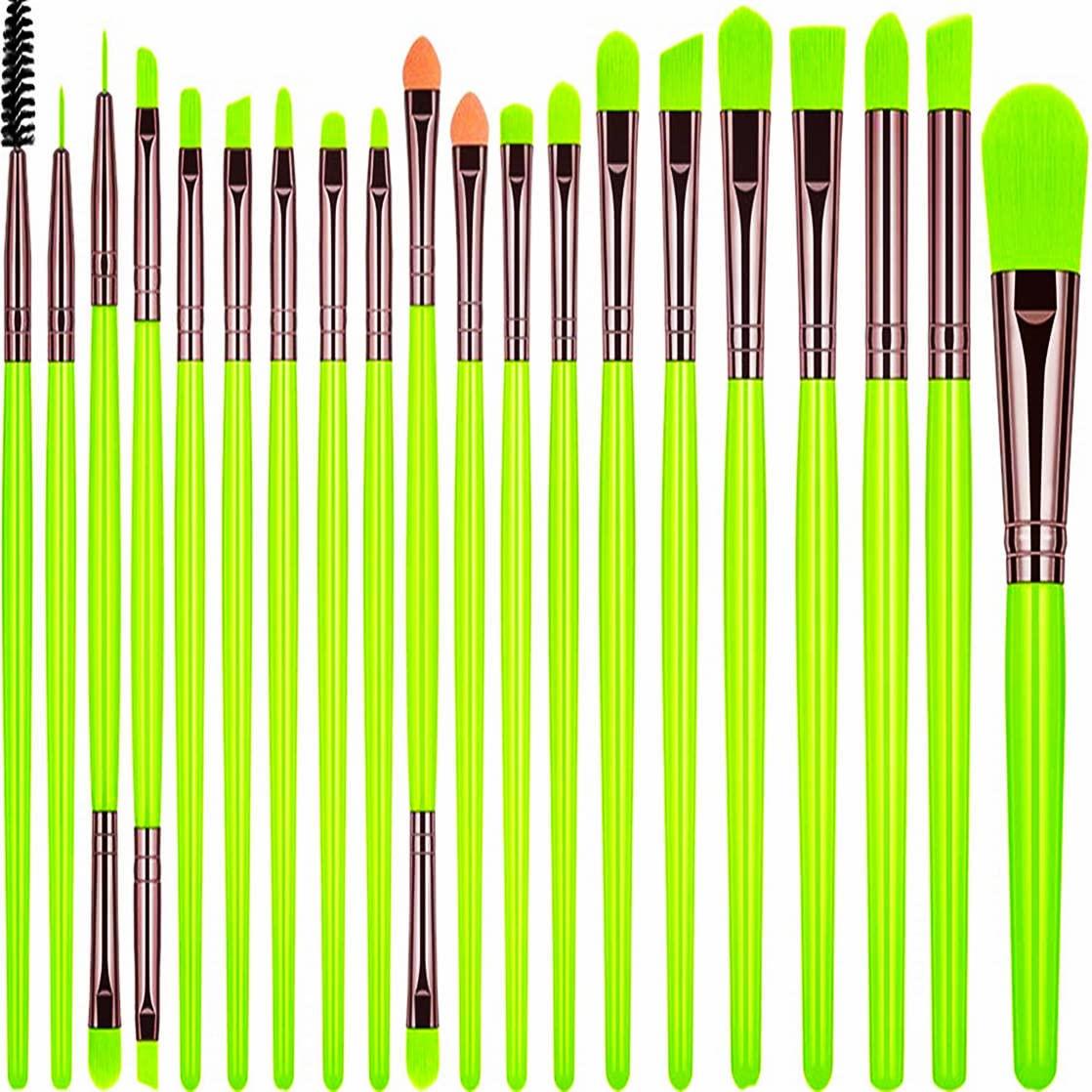 Foundation Brush Makeup Brush Set Premium Synthetic Foundation Face Powder Blush Eyeshadow Kabuki Brush Makeup Brushes Kit (20Pcs)