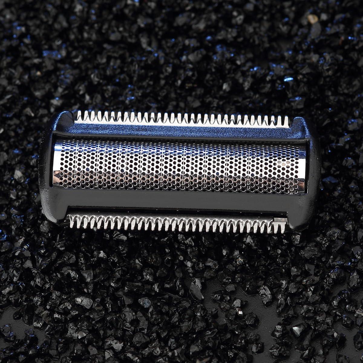 ANYSONIC 2PCS BG2000 Replacement Head with Brush Compatible with Philips norelco bodygroom 7000 Compatible for BG5025, BG7030, BG7040, BG2030, BG2040 Replacement Heads