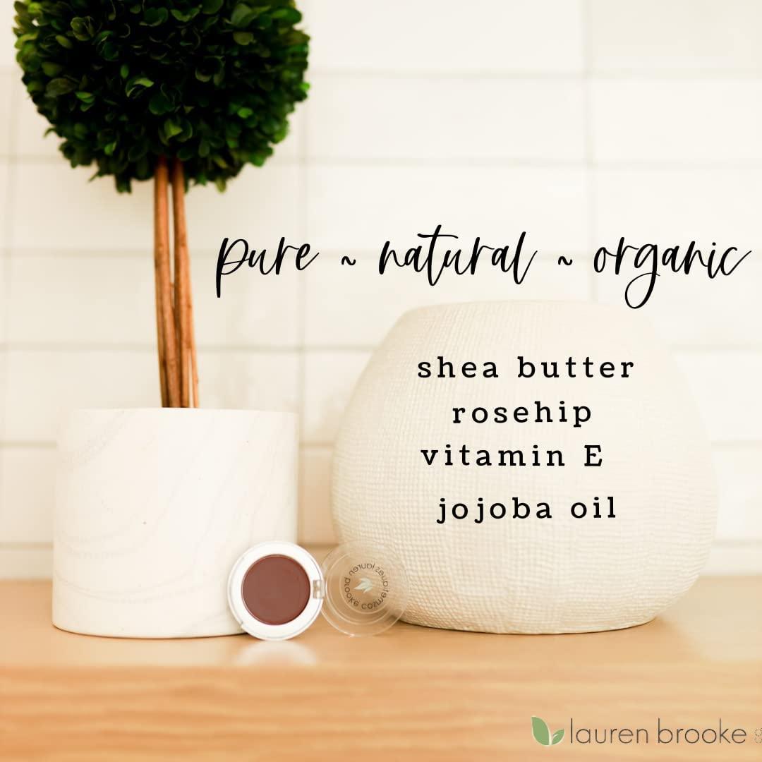 Lauren Brooke Cosmetiques Lauren Brooke Cosmetiques Cream Eyeshadow | Natural Organic Eyeshadow, Richly Pigmented Eye Makeup, Creme Eyeshadow For Women (Plum Fairy (Matte))