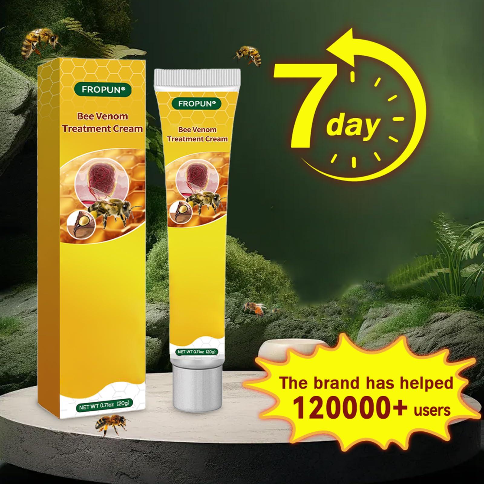 TLOPA TLOPA Bee Venom Treatment Cream, New Bee Venom Repair and Removing Cream,Hydrating Moisturizing Treatment cream for Men&Women,1Fl Oz (4)