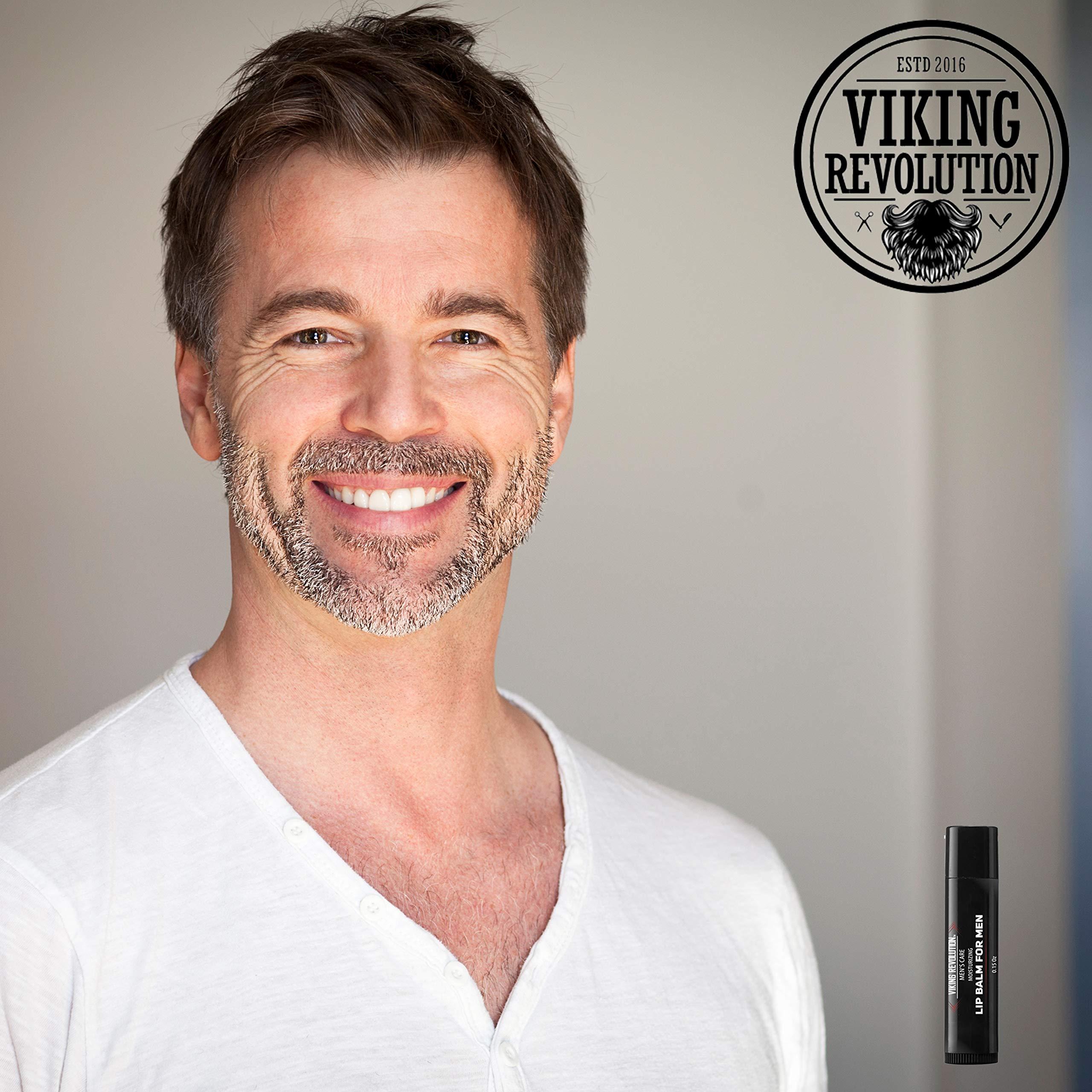 Viking Revolution Viking Revolution All Natural Lip Balm - Moisturizer for Dry, Cracked, Chapped Lips (4 Pack)