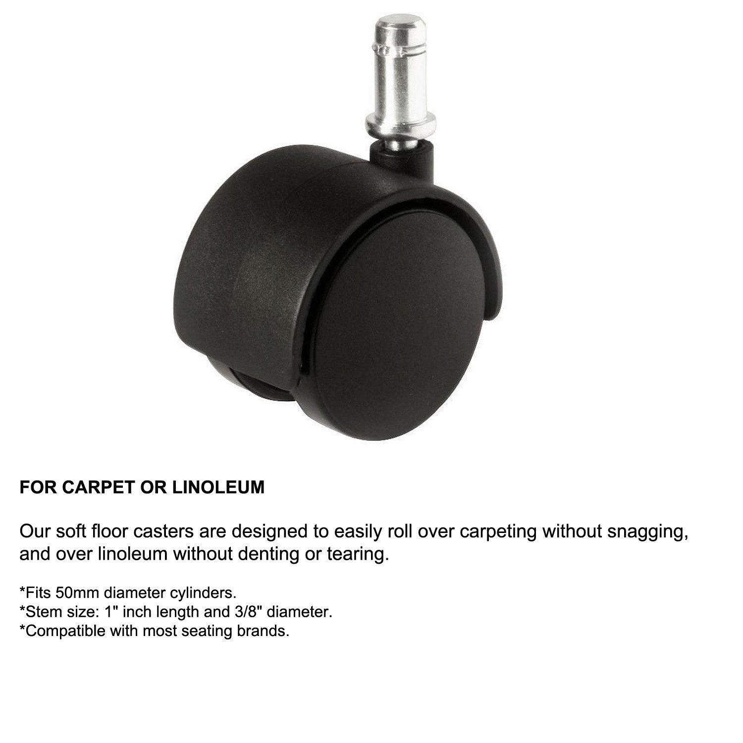 Perch Chairs & Stools Perch Stella Rolling Height Adjustable Salon & Spa Stool for Carpet or Linoleum | Workbench Height 21-28.5 Inches | 300-Pound Weight Capacity | 12 Year Warranty (Cinder Fabric)