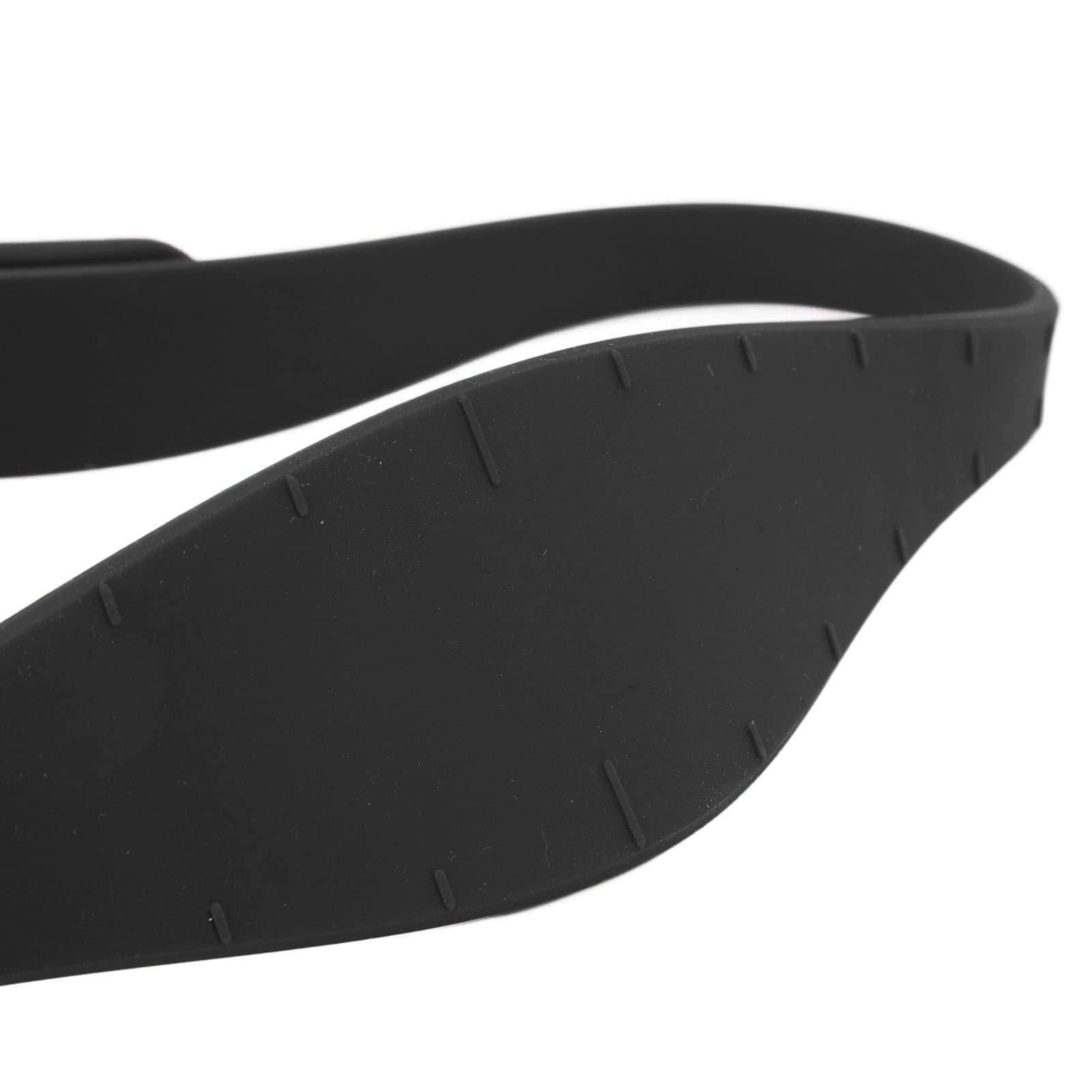 Brrnoo Neckline Shaving Template,Adjustable Curved Silicone Band for Skin Fade Guidelines for DIY Haircuts,Fade Haircut for Hair Clippers (Black)