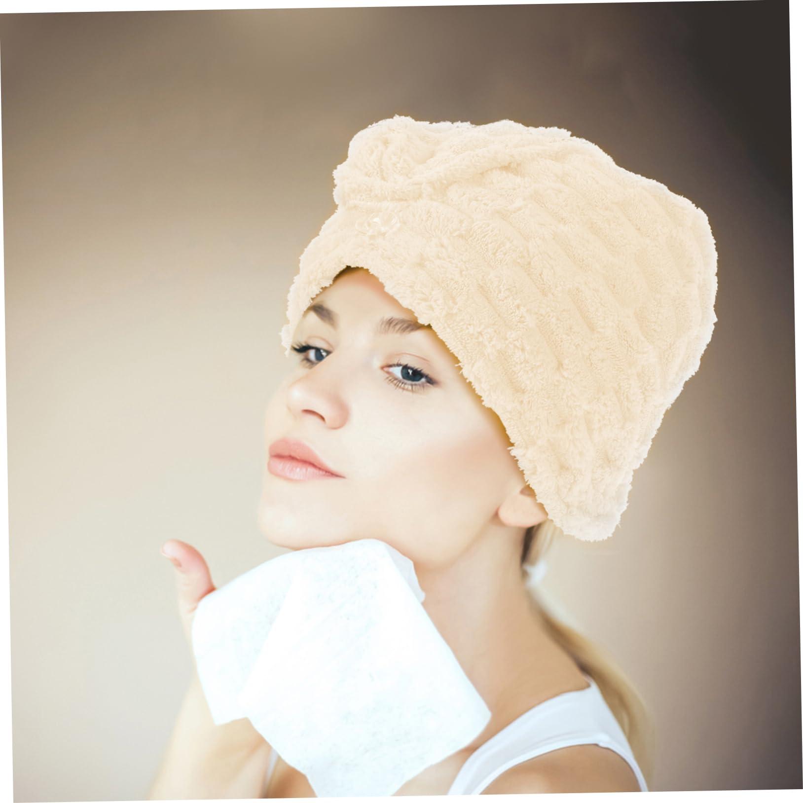 WOONEKY WOONEKY Head Wrap Towel for Wet Hair Fast Drying Hair Turban Women\'s Hair Towel Wrap Scalp Care