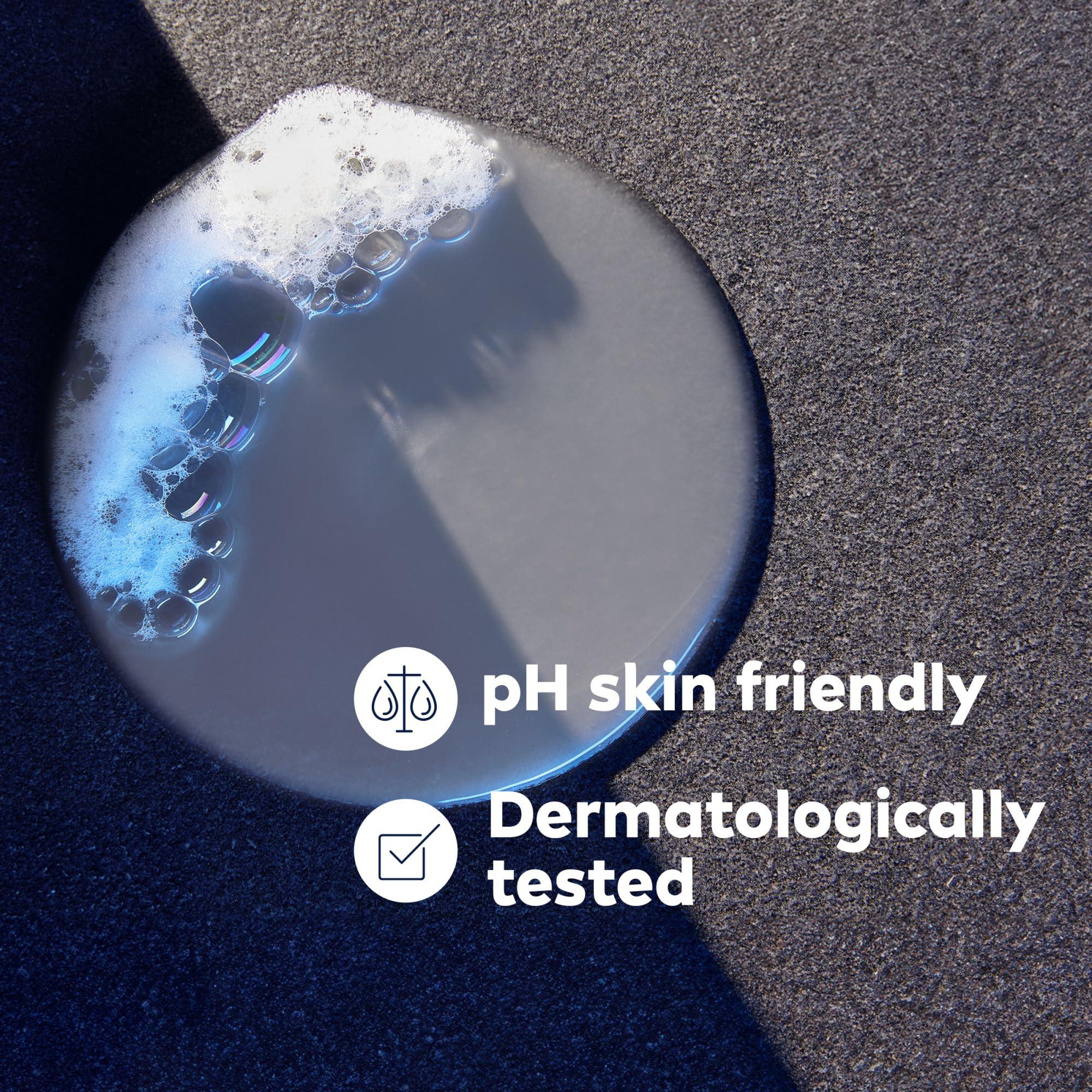 Nivea Men Nivea Men Active Clean Body Wash with Natural Charcoal for Normal to Oily Skin, 3-in-1 Charcoal Body Wash, Face and Hair, Draws Out Dirt and Impurities, 30 Fl Oz Bottle