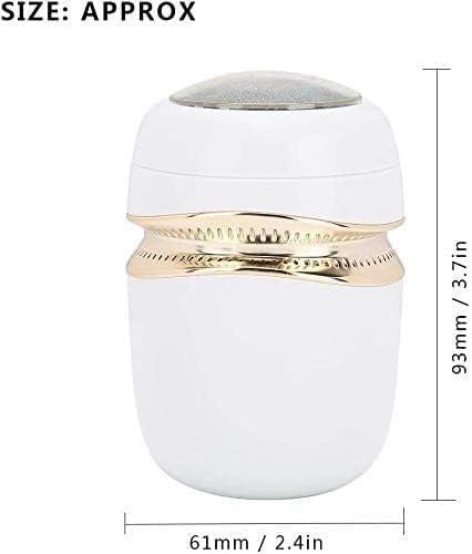 shemines Electric Pedicure Foot File Callus Remover- Portable Vacuum Adsorption Foot Grinder Best Pedicure Tools Double Head Professional Feet Care Sander for Cracked Heels and Hard Skin