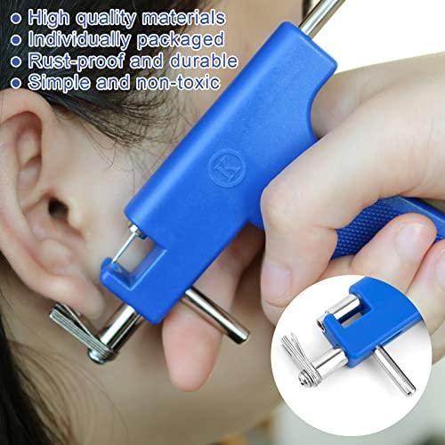 Hotorda Hotorda Ear Piercing Gun Tool Professional Ear Body Pierce Piercing Gun Reusable Tools Beauty Kit Set Painless Hole Piercing Machine with 98Pcs Stainless Steel Ears Studs for Ear Nose Navel…