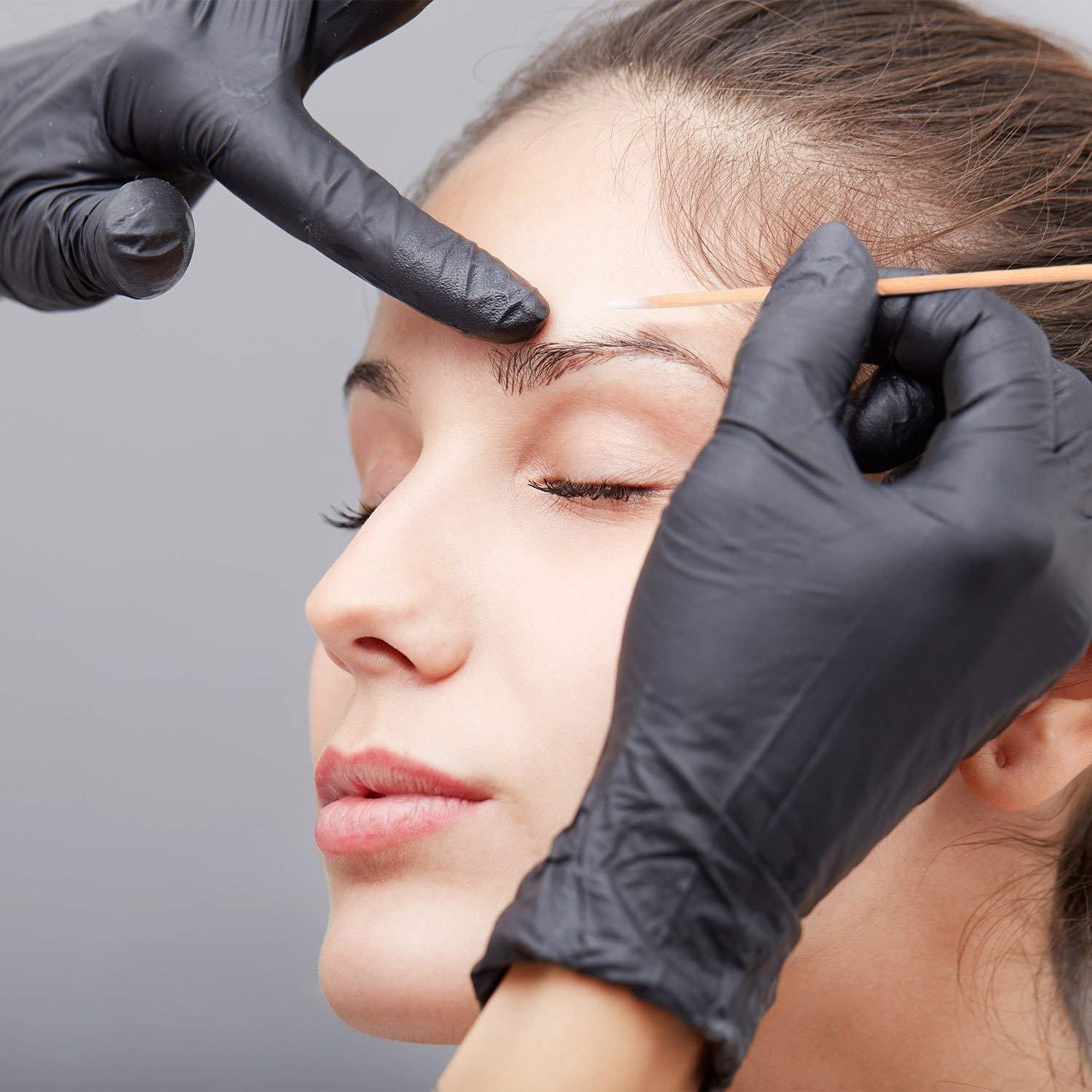 esowemsn 10 Packs(1000pcs) 2.8Inch Long Wooden Cotton Swabs Sticks,Tattoo Permanent Supplies Cotton Swabs Makeup Cosmetic Applicator Sticks (1000pcs)