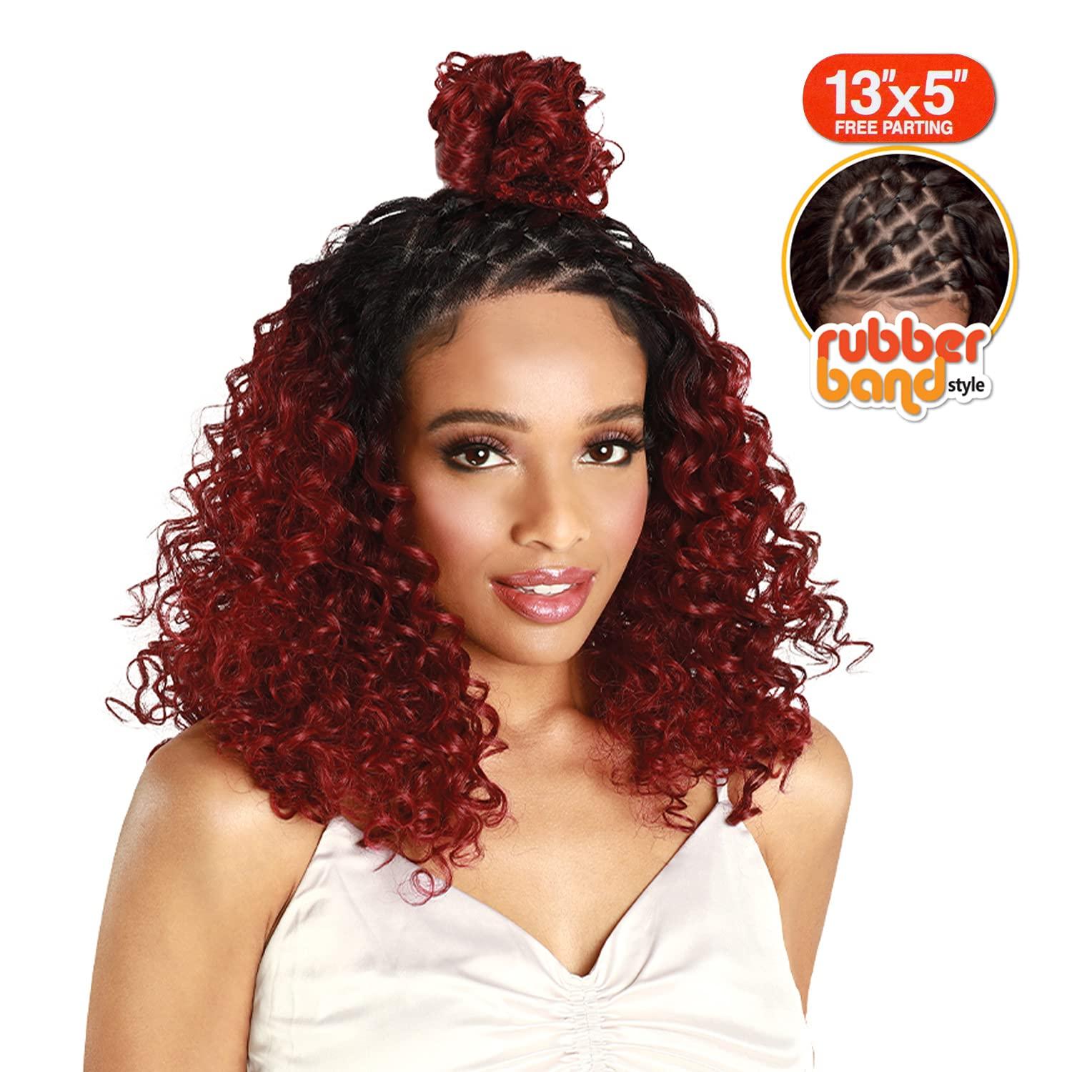 Zury Sis Zury Sis HD Lace Front Wig 13X5 Rubber Band Style DIVA-LACE H Gal (TIEDYE PARADE)