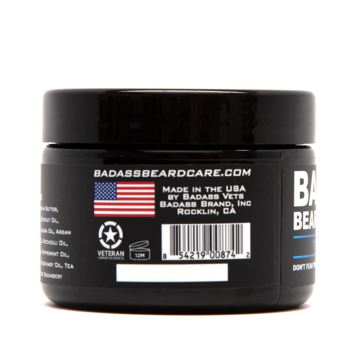 Badass Beard Care Badass Beard Care Beard Butter For Men - THE BIKER, 3 oz - Made of Natural Ingrediens for Healthy, Soften and Itchness Free Beard and Mustache