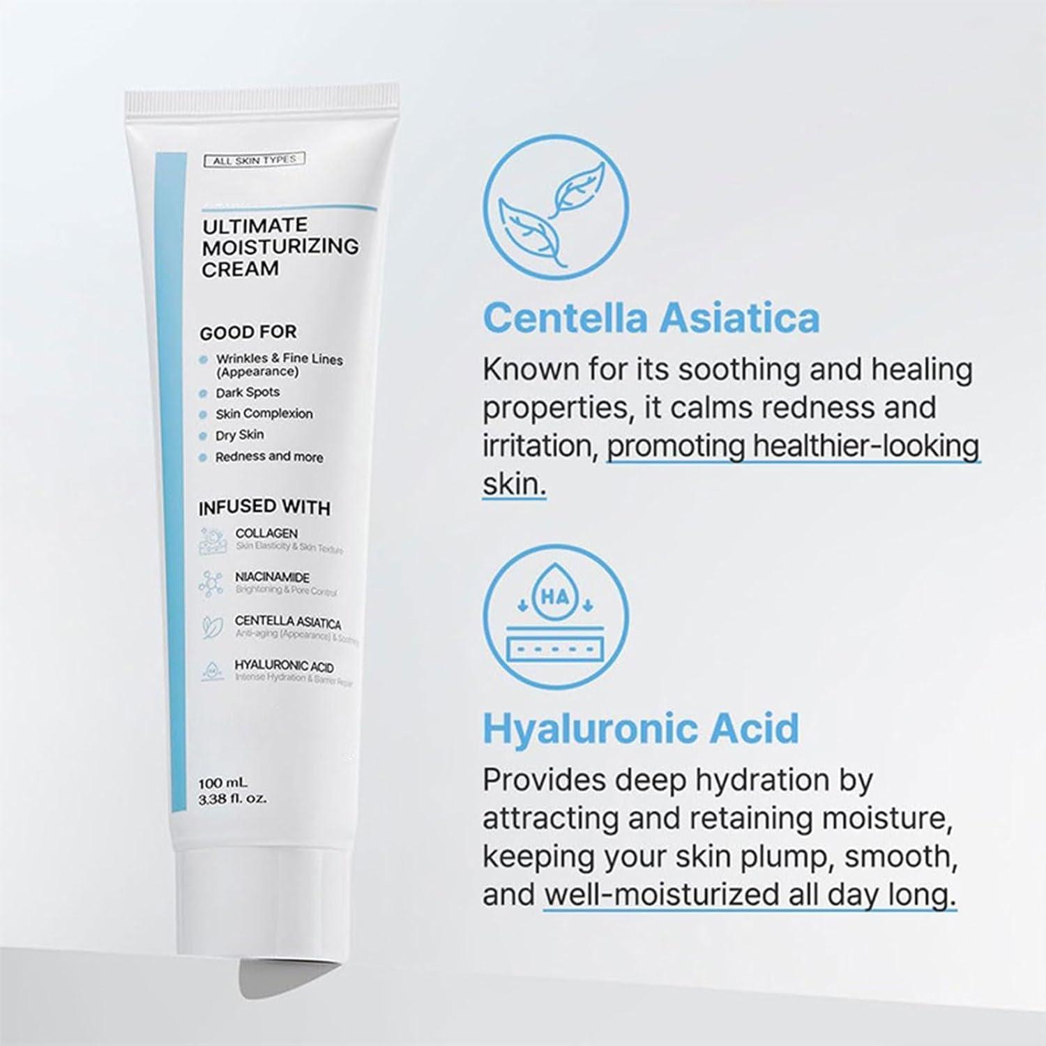 Generic Youthful Formula Ultimate Moisturizing Cream, Nida Youthful Formula Moisturizing Cream, Ultimate Moisturizing Cream, Nida Crema Coreana, Calming Face Moisturizer, Repairing Face Moisturizer (3)