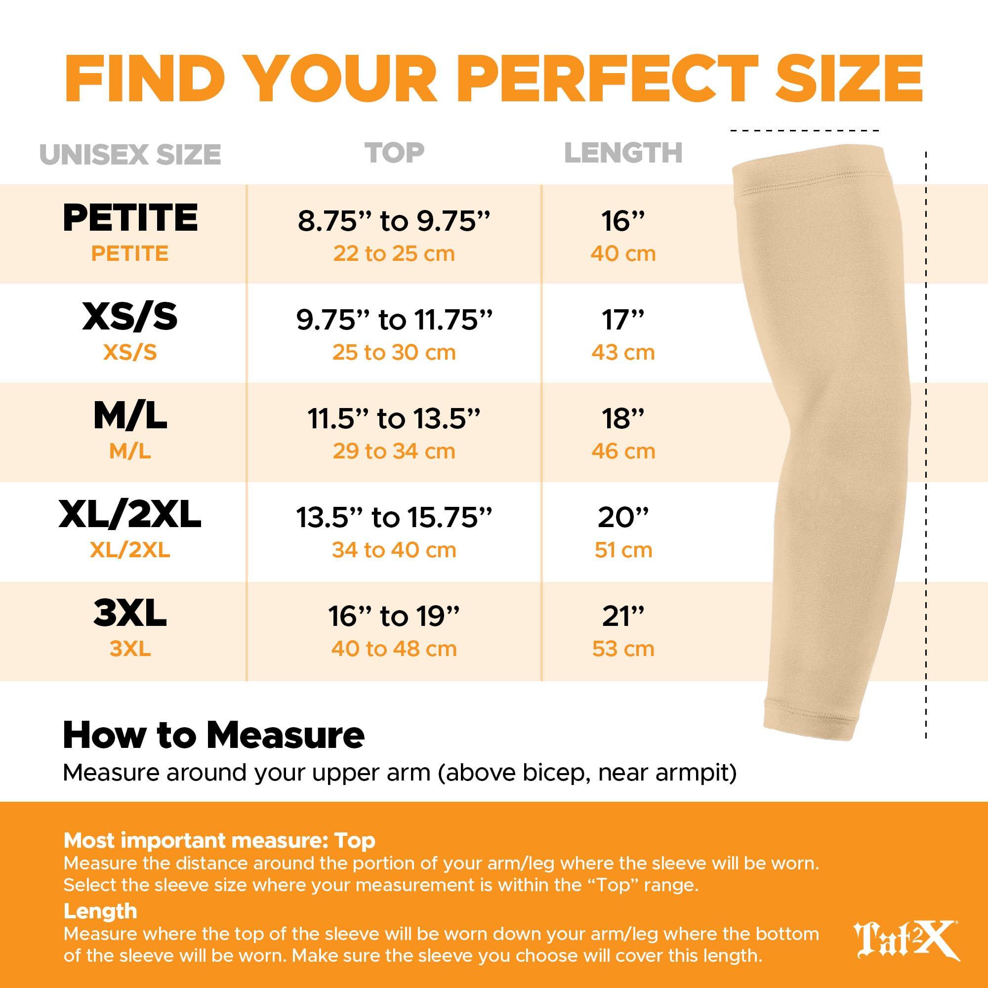 Tat2X Tat2X Tattoo Cover Up Sleeve - Full Arm Sleeves Cover Tattoos at Work - Keep Tattoos Looking Fresh - Breathable Stay-Dry Fabric - Blocks 97% of UV Rays - Made in USA - Royal Blue - Extra Small/Small - 1 Sleeve