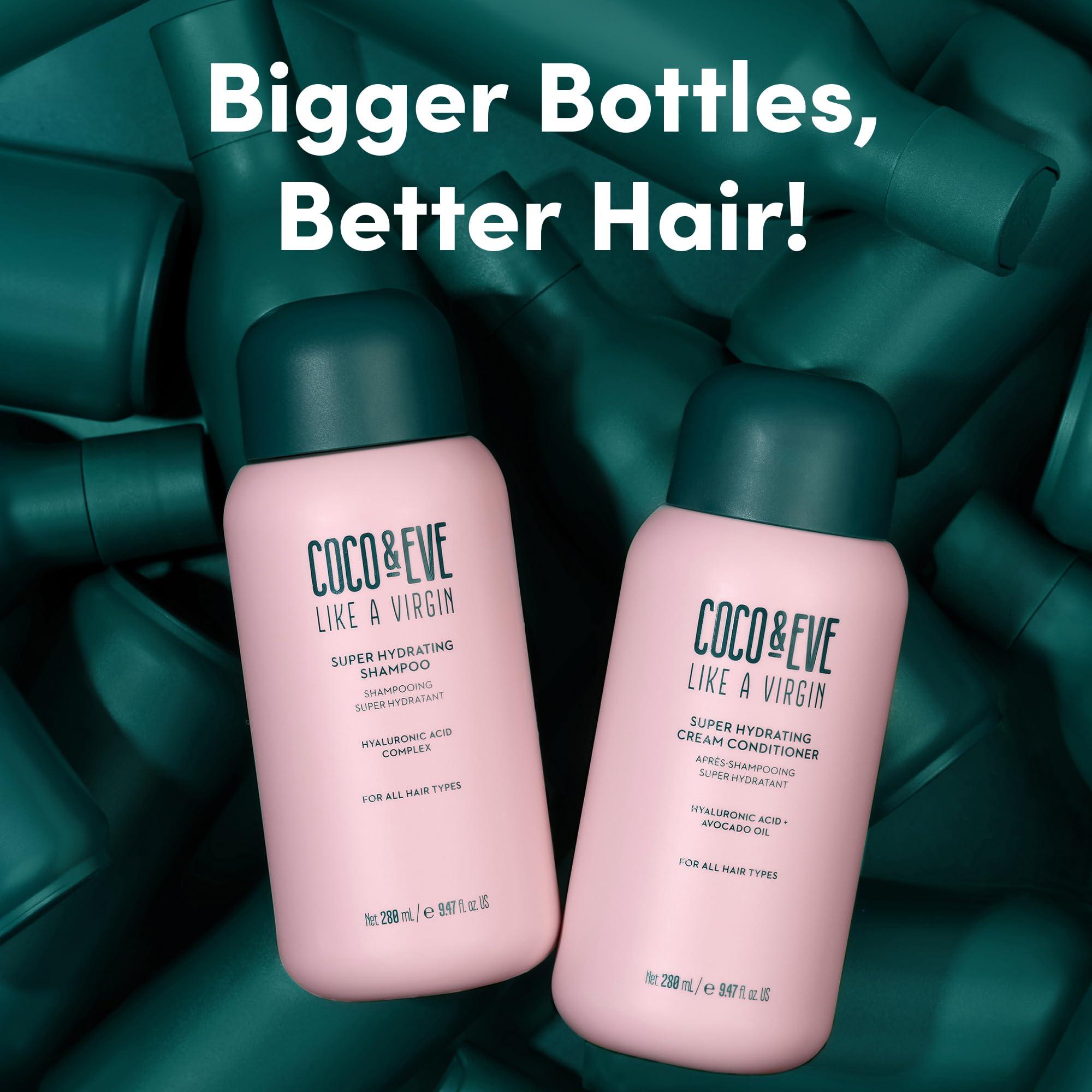Coco & Eve Coco & Eve Like A Virgin Super Hydrating Shampoo - Natural, Sulfate free Hair Care with Argan Oil, Coconut and Avocado Oil. For Dry Damaged, Color Treated Hair.