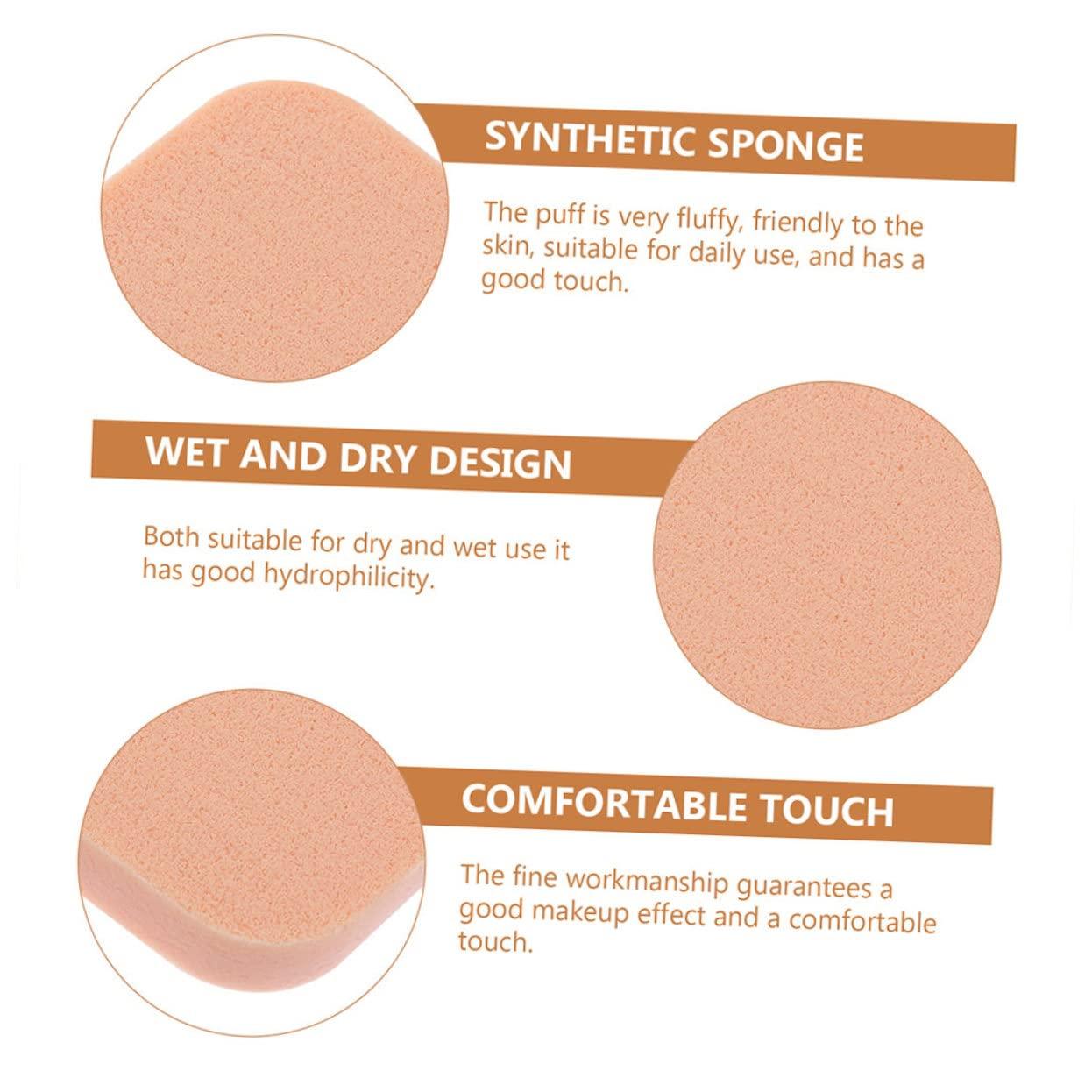 FRCOLOR FRCOLOR 10pcs Square Puff Cosmetic Powder Puff Multipurpose Cosmetic Puff Girl Cosmetic Puff Girl Makeup Puff Cosmetics Puff Tool Square Sponge Makeup Pad Makeup Kit Synthetic Sponge