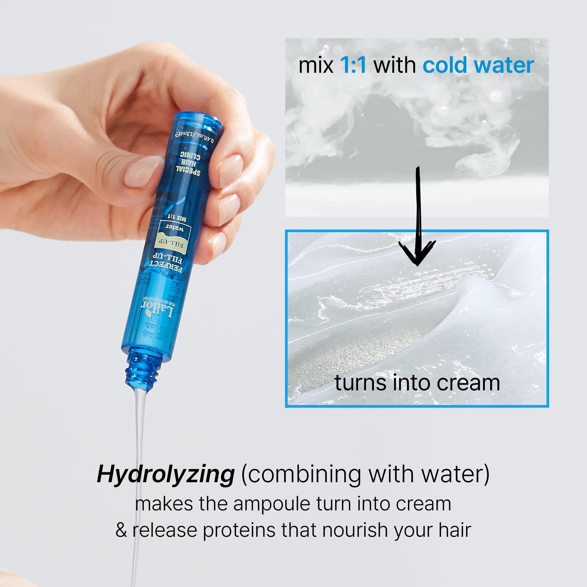 LA\'DOR LA\'DOR Perfect Hair Fill Up & Heat Protectant Spray Deep Conditioner Detangler Hair Mask Treatment with Nourishing Hair Mist Gloss Anti-Frizz Keratin Self Hair Care Korean LADOR