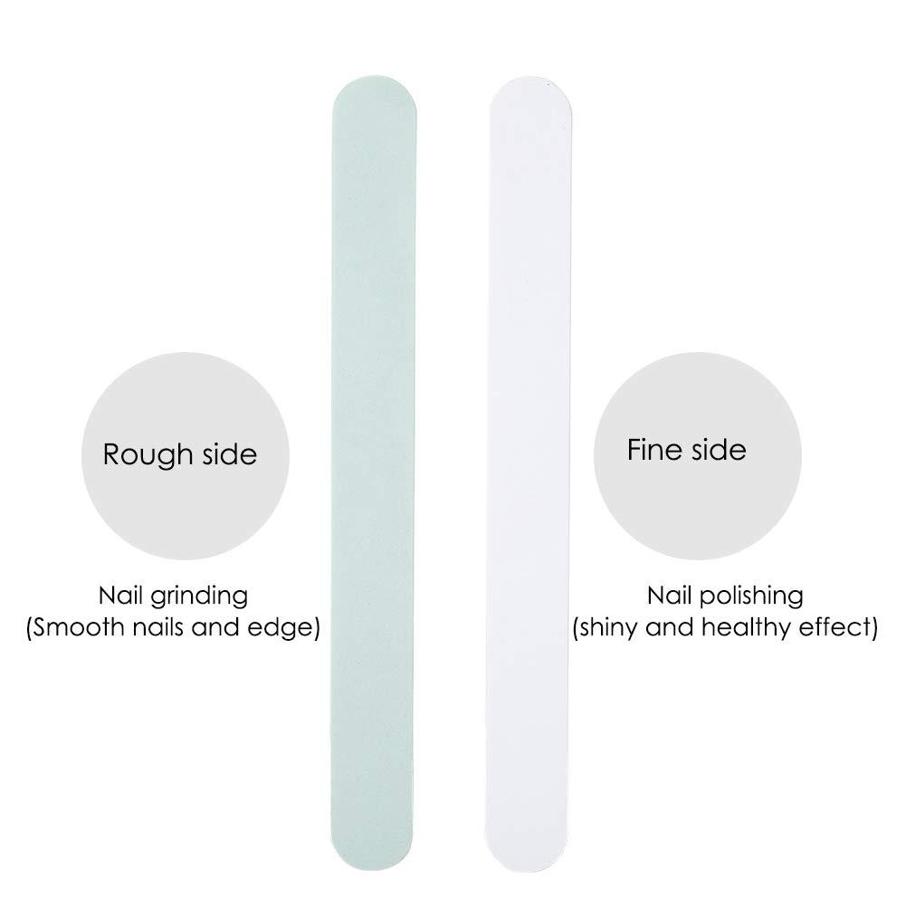 TIKATARER Nail Buffer, 14Pcs Nail Art Buffer Sponge Buffer Nail File Nail Buffers Acrylic Nail Buffing File Polisher for Nail Extension Gel and Acrylic Nails Tools