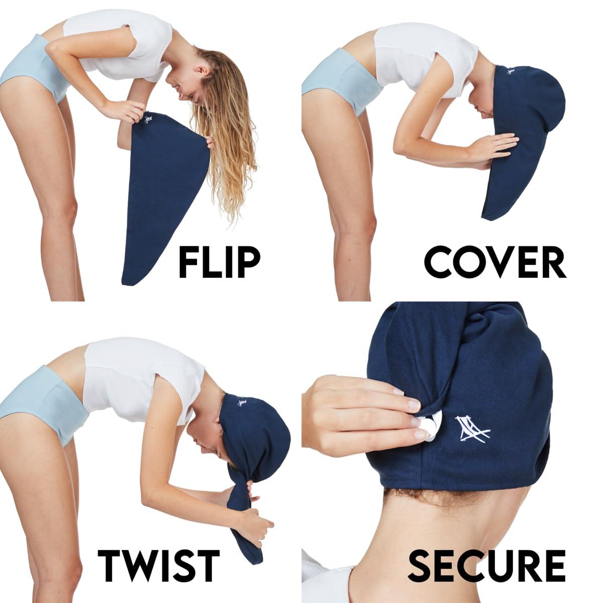 Dock & Bay Dock & Bay Turban Hair Towel - for Home & The Beach - Super Absorbent, Quick Dry - Dream Catcher