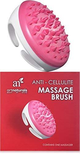 Artnaturals artnaturals Cellulite Massager Brush and Mitt - Natural Solution for Eliminating and Removing Cellulite on Arms, Legs, Thighs & Body - Ergonomic Design for Gentle & Effortless Massaging & Exfoliating