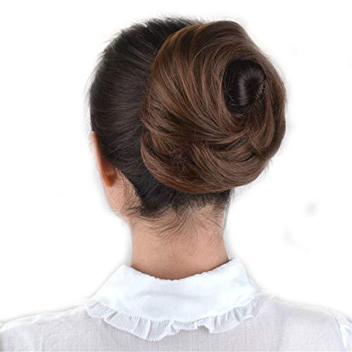 BBIDSW Natural Hair Chignon 30G Synthetic Donut Hair Bun Pad Popular High Side Bun Trendiest Updos For Medium Length Hair 6AH613