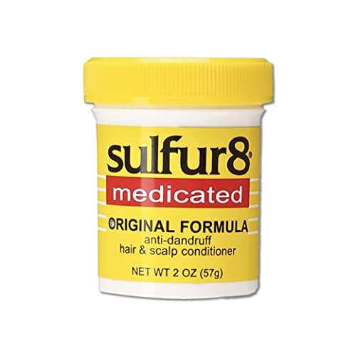 Sulfur 8 Sulfur 8 Medicated Original Formula Anti-Dandruff Hair and Scalp Conditioner, 2 Oz (Pack of 2)
