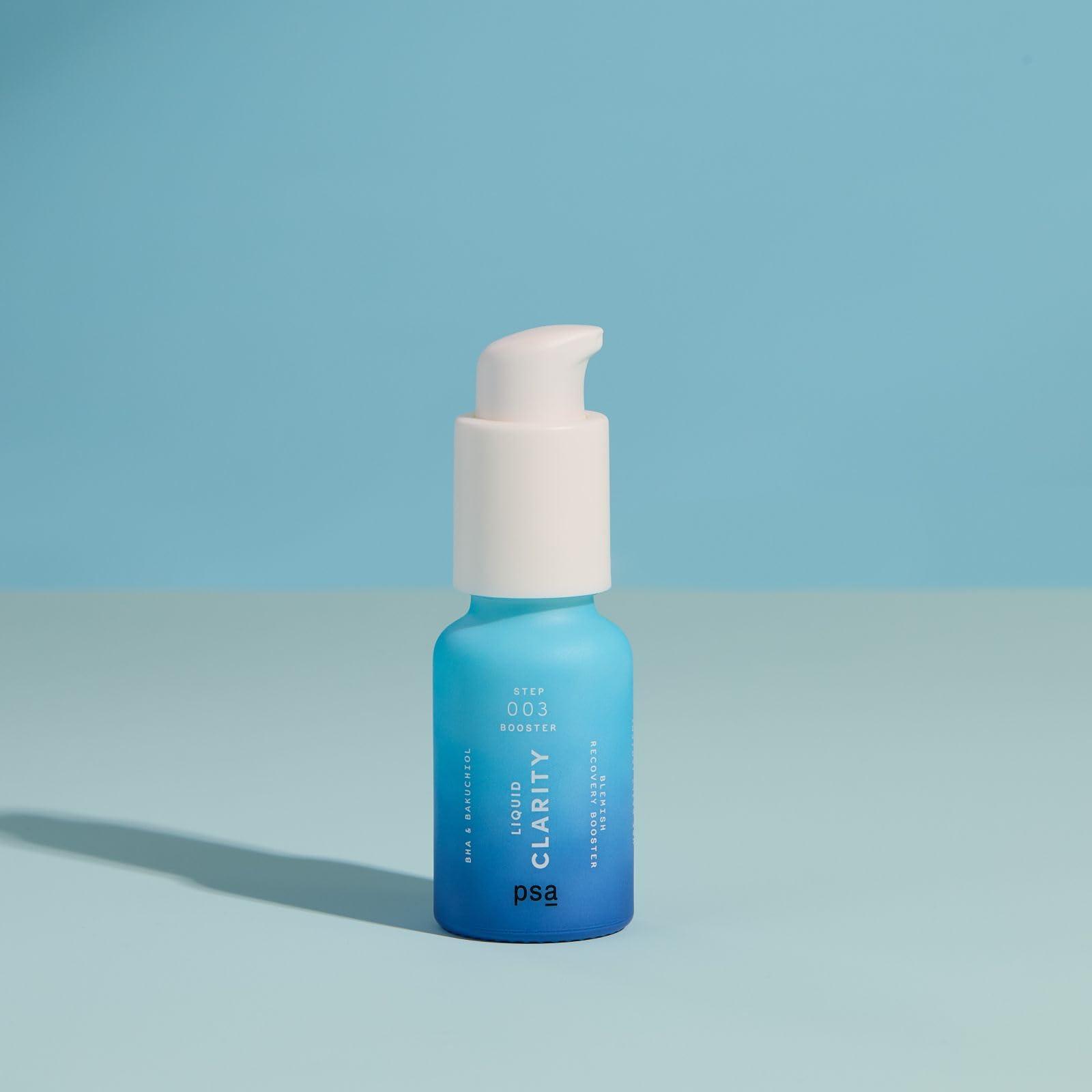 Purposeful Skincare by Allies PSA - LIQUID CLARITY BHA & Bakuchiol Blemish Recovery Booster | Zinc PCA, Willow Bark, Black Cumin Oil | Suitable For All Skin Types (15 ml | 0.5 oz)