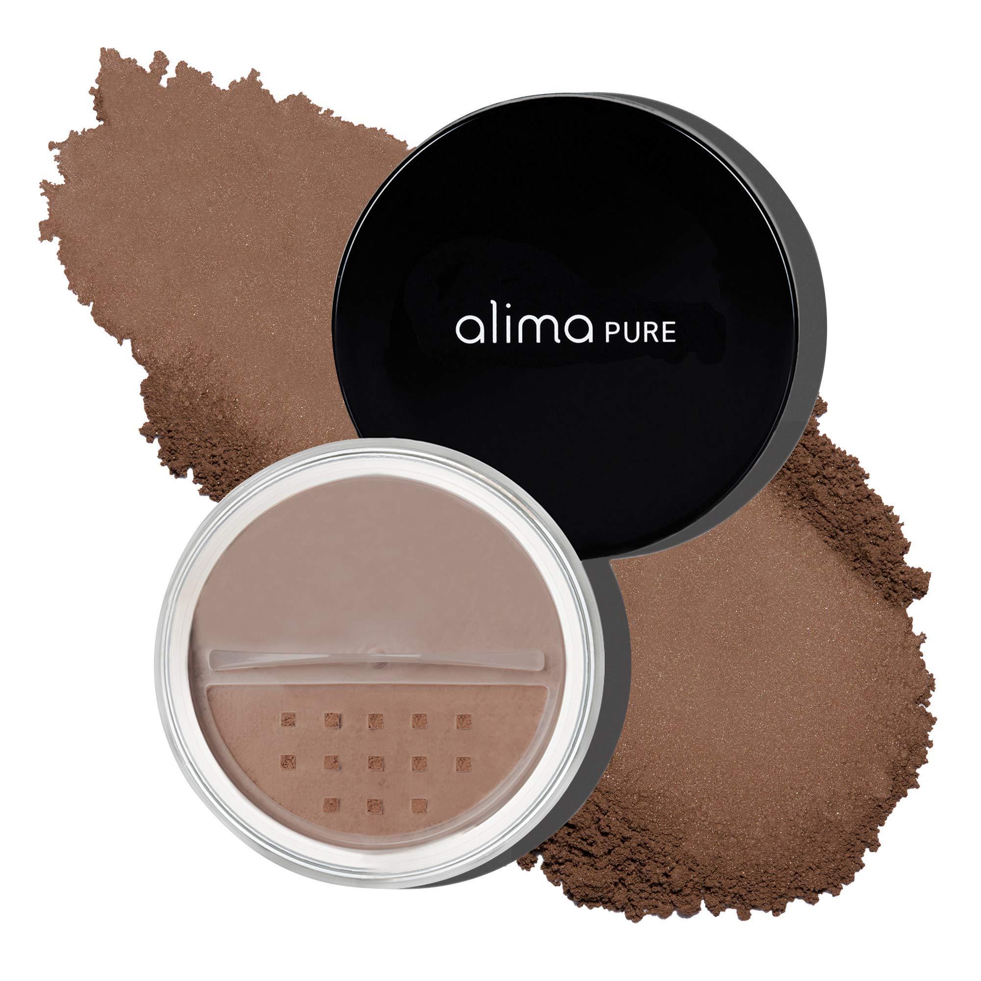 Alima Pure Alima Pure Matte Foundation Loose Mineral Powder Foundation Makeup, Loose Powder Makeup Oil Free Talc Free Powder, Natural Makeup Mineral Foundation Full Coverage Natural Foundation Powder .23 oz/6.5g