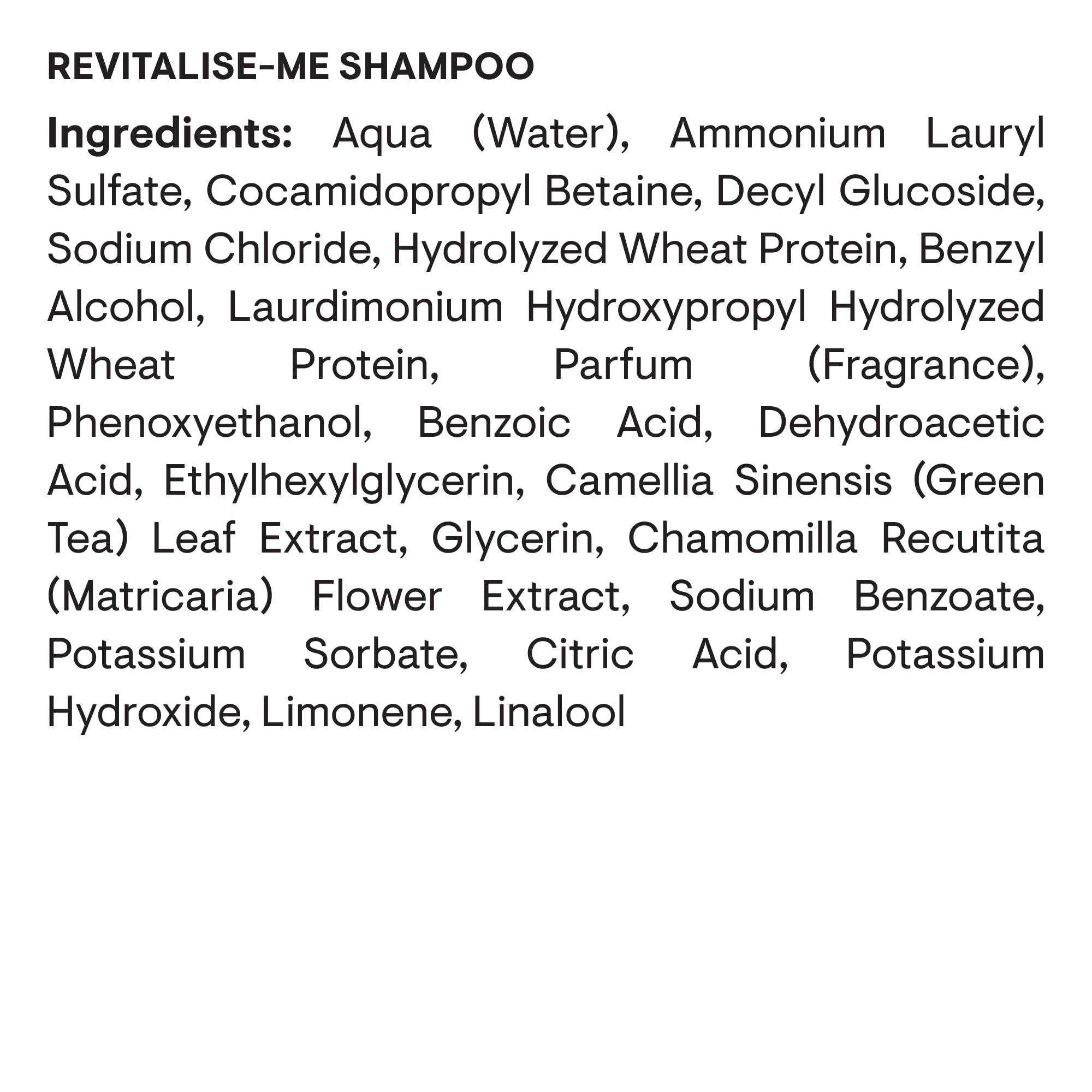 ELEMIS ELEMIS Revitalize-Me Shampoo with Basil,Thyme scent, 10.1 Fl Oz