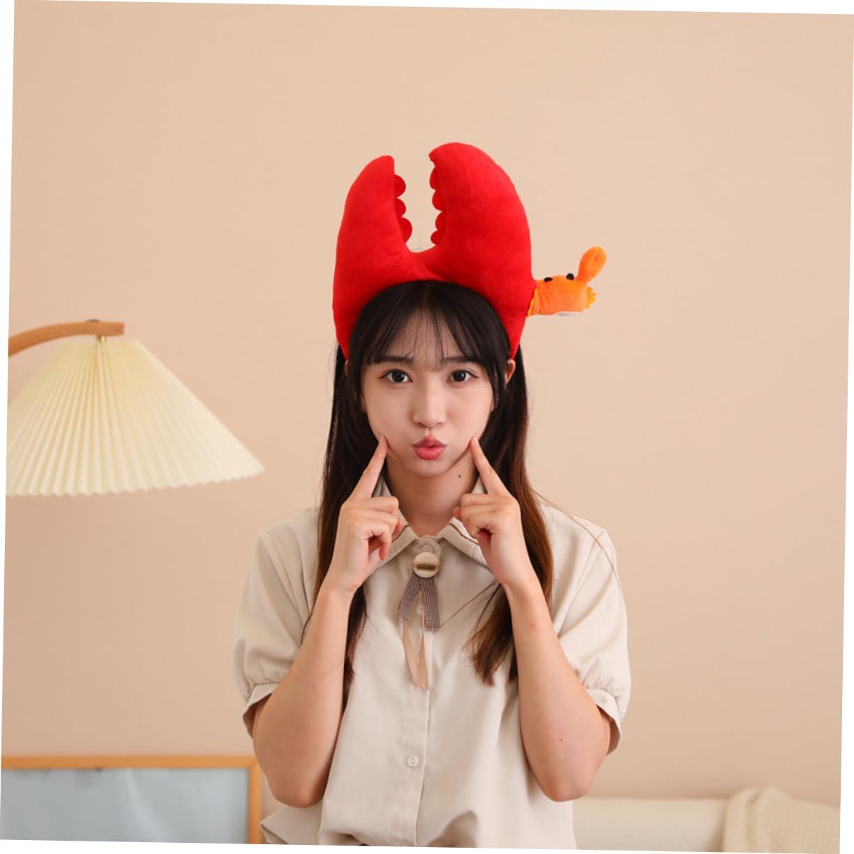 Garneck Garneck Animal Cosplay Headband Party Decoration Crab Claw Headband Photo Props Pp Cotton Headgear Miss Girl Heart Mr Krabs Costume