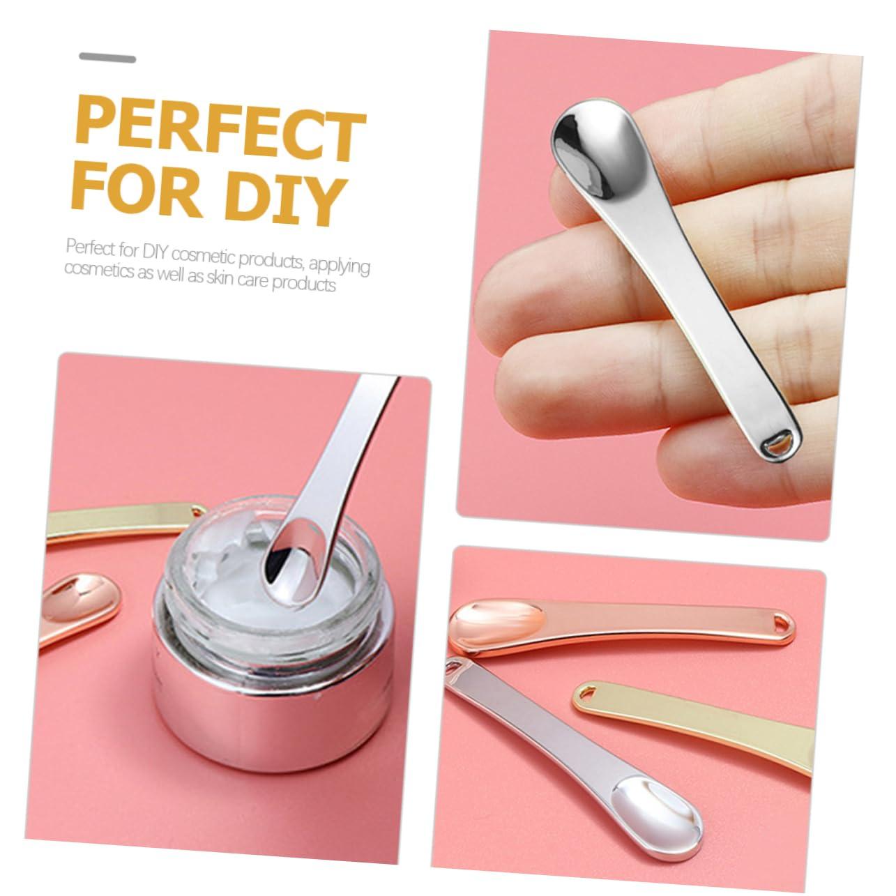 KOMBIUDA KOMBIUDA 5pcs Mini Cosmetic Spatulas Eye Cream for Skincare Skin Spatula Tools for Creams and Masks Makeup Spatula Set Precision Application Spoons