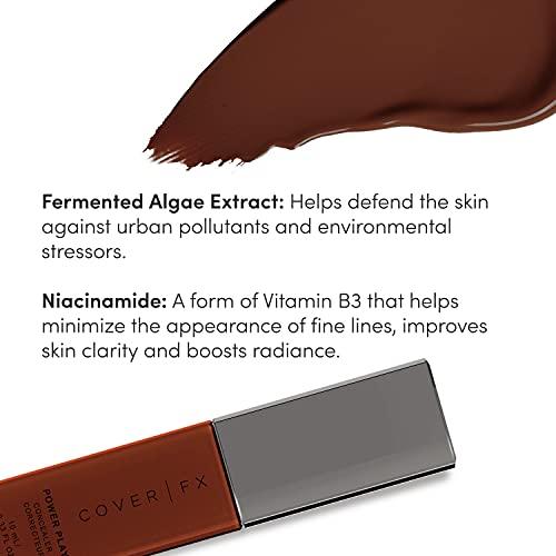 Cover FX Cover FX Power Play Concealer: Crease-Proof, Transfer-Proof Concealer Provide 16-hour Full Coverage with Powerful Pollution Defense - P Deep 5 , 0.33 Fl Oz