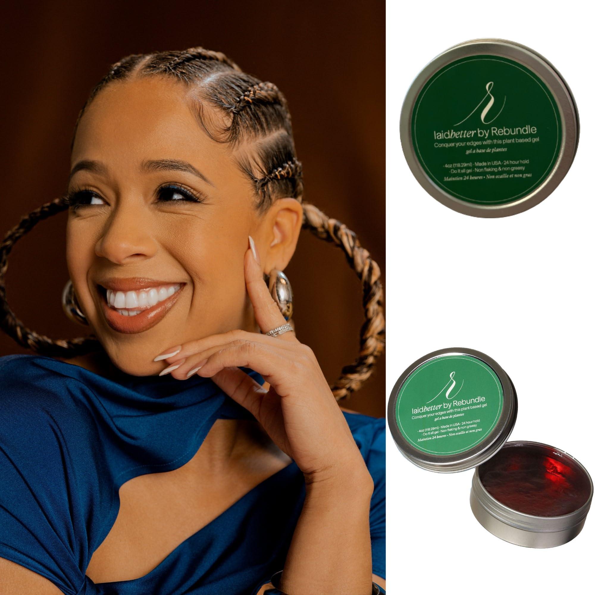 Rebundle Rebundle laidBetter Edge Gel | Made with Natural Ingredients | Long-Lasting Hold | Moisturizing & Flake-Free Formula