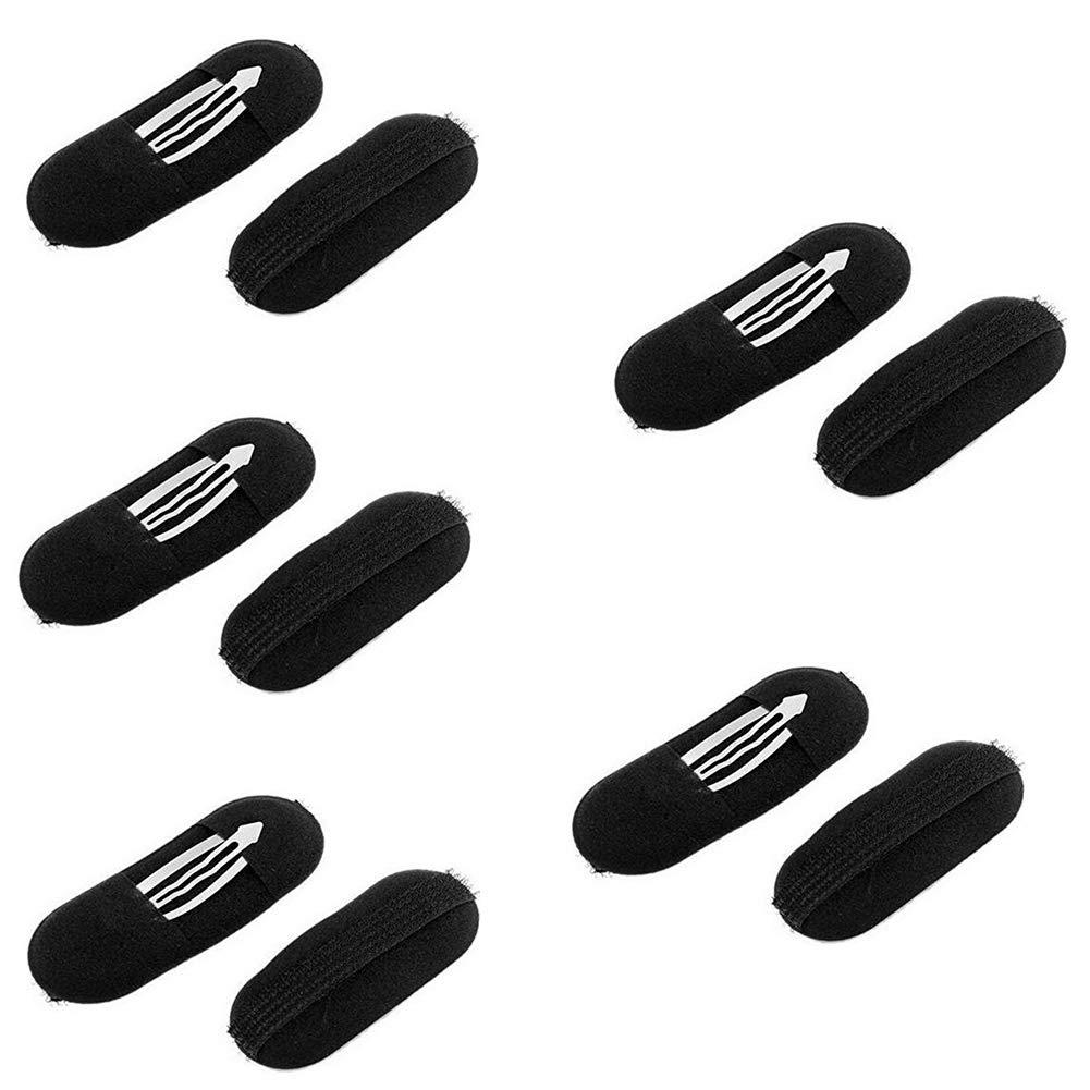 vipolish 10PCS Sponge Bump It Up Volume Hair Clip Magic Hair Base Styling Insert Tool Hair Cushion Padding Bun Maker Hair Accessories for Women Girls