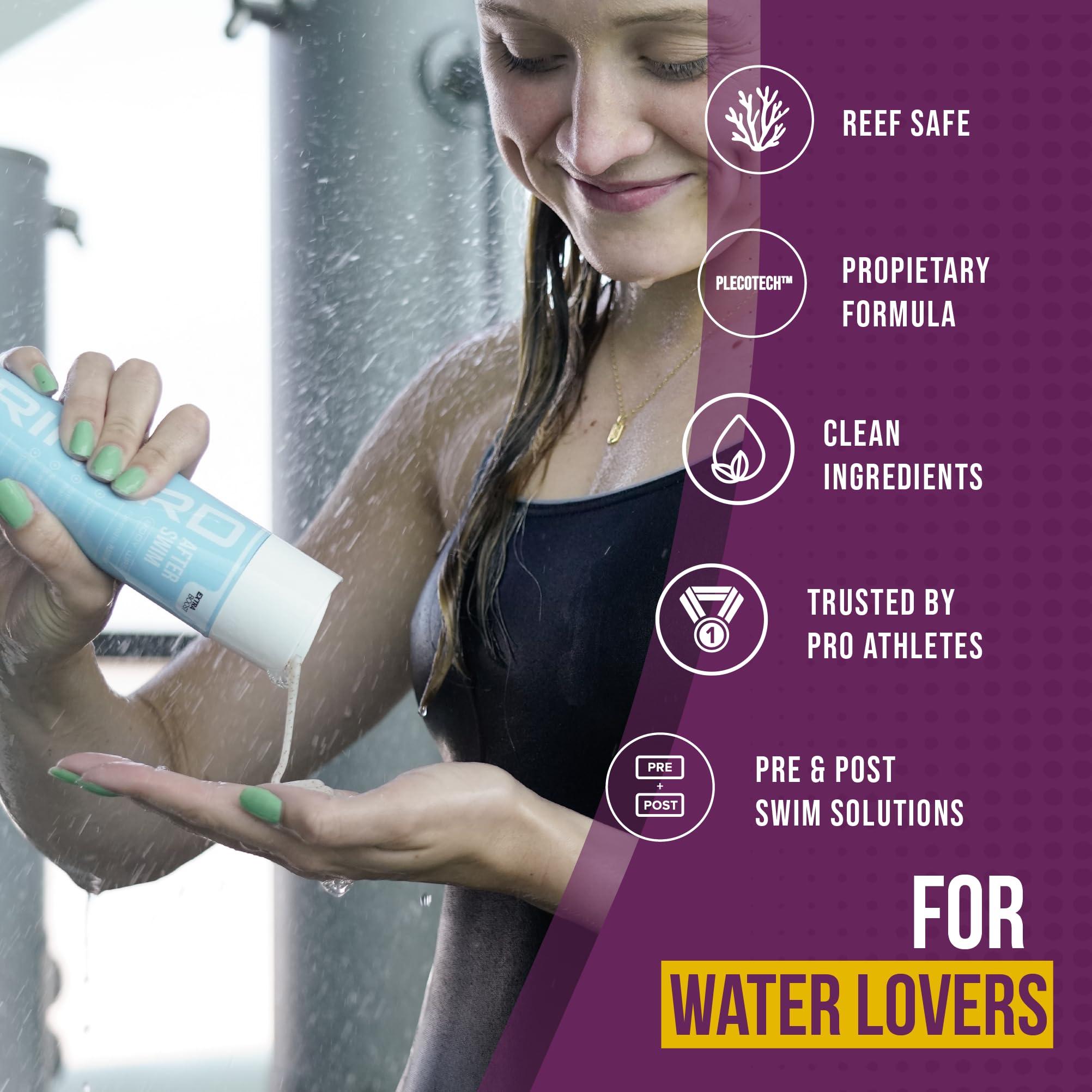 TRIHARD Complete Chlorine Removal Bundle By TRIHARD | Shampoo, Conditioner, Body Wash | Ultimate Pre & Post Swim Care