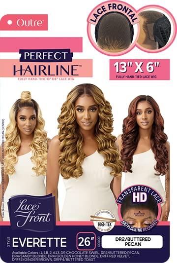 Outre Outre Lace Front Wig - Perfect Hair Line 13X6 - Everette (DRFF4/BUTTERED TOAST)