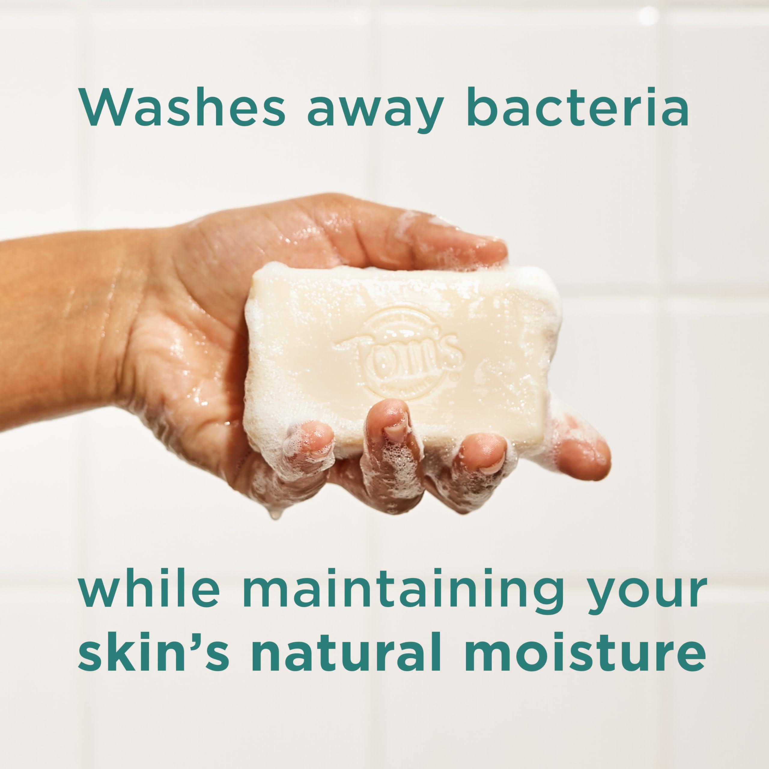 Tom\'s of Maine Tom\'s of Maine Bar Soap Variety Pack, Natural Bar Soap for Women and Men, Lavender & Shea, Fresh Eucalyptus, Creamy Coconut, Orange Blossom, 5 oz Bars (4-Pack)