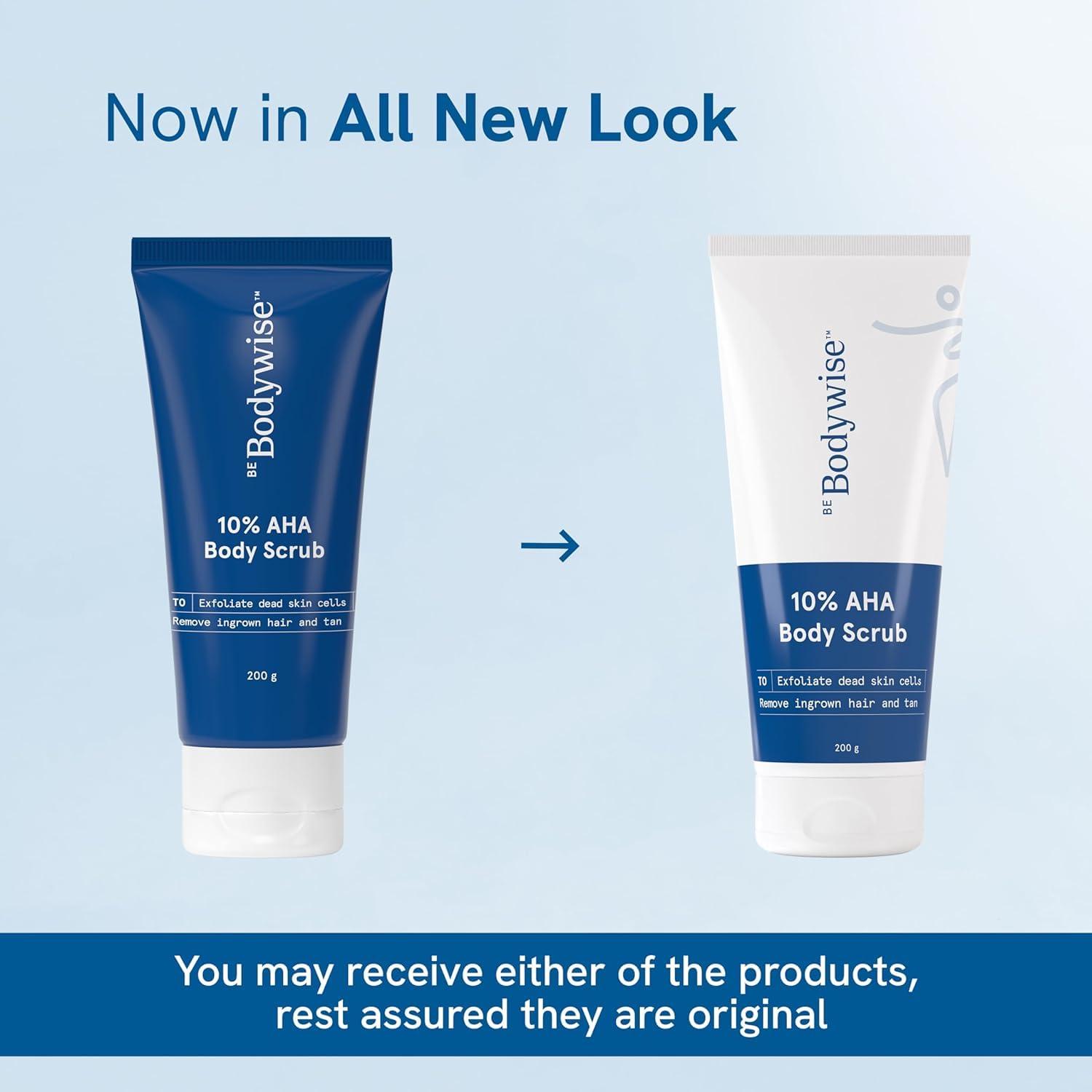 Generic Body\'wise 10% Lactic AHA Exfoliating Body Scrub For Tan Removal & Soft-Smooth Skin