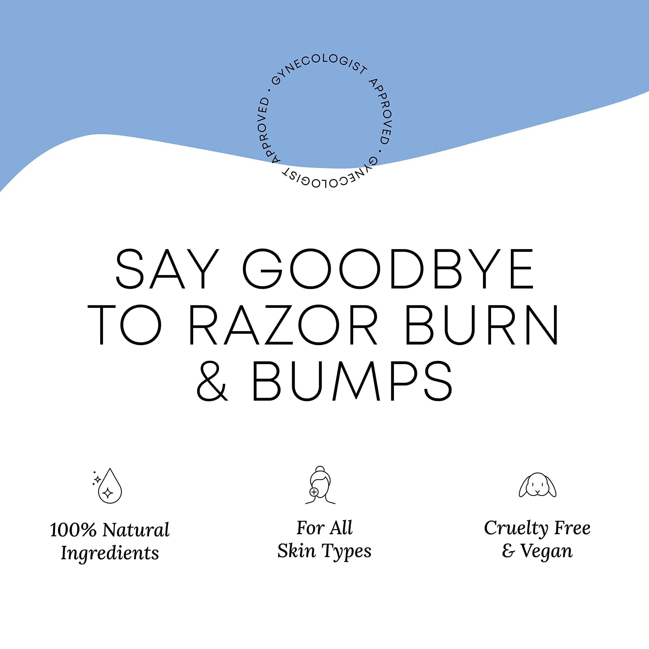 Bushbalm Bushbalm Francesca Trimmer Electric Shaver, 3 Step Routine for Ingrown Hair & Razor Bumps Prevention, Nude Exfoliating Scrub (236 ml), Nude Ingrown Oil (30 ml) and Nordic Dry Brush