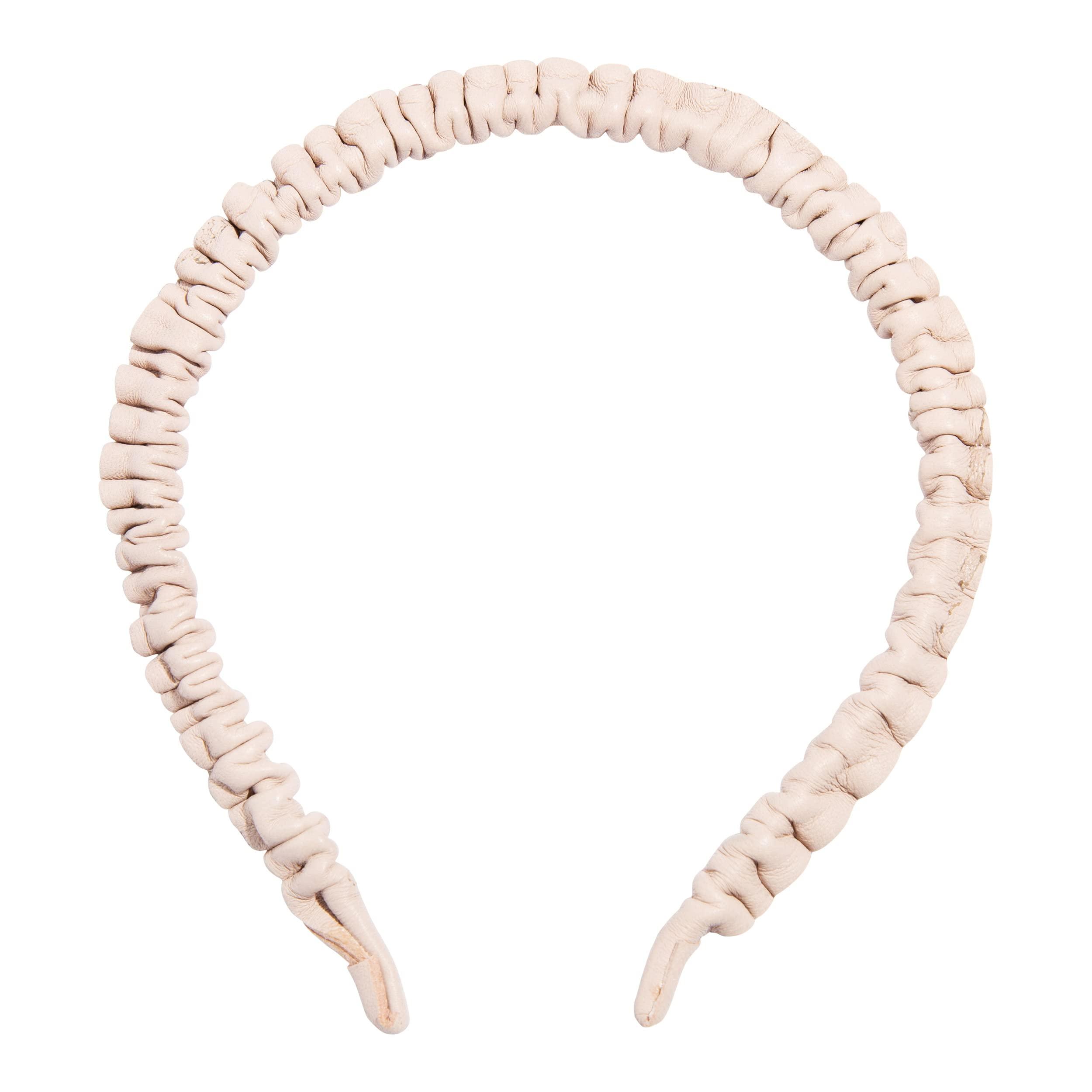 L. Erickson L. Erickson Leather Pinch Headband, Camel